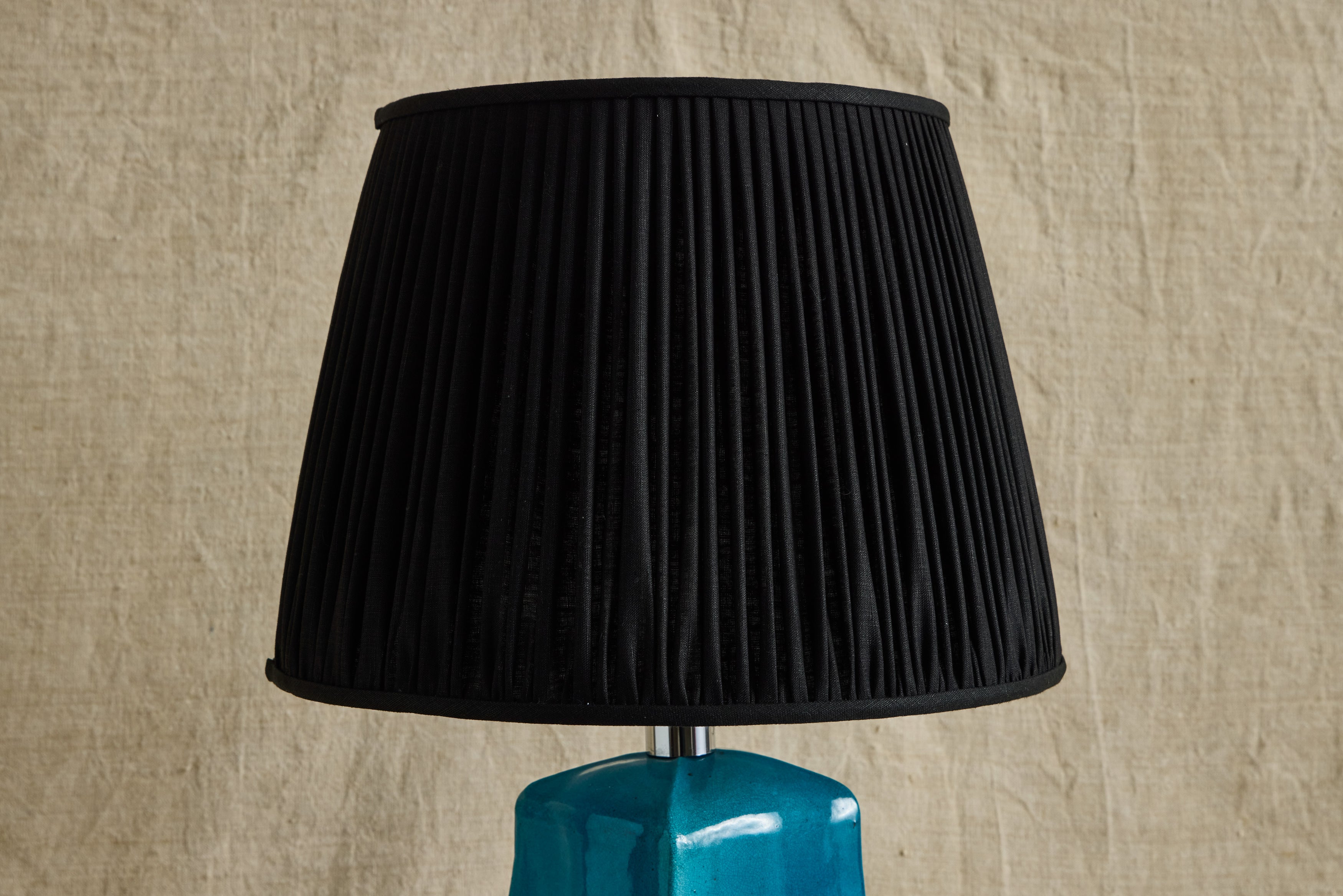 Blue Ceramic Table Lamp