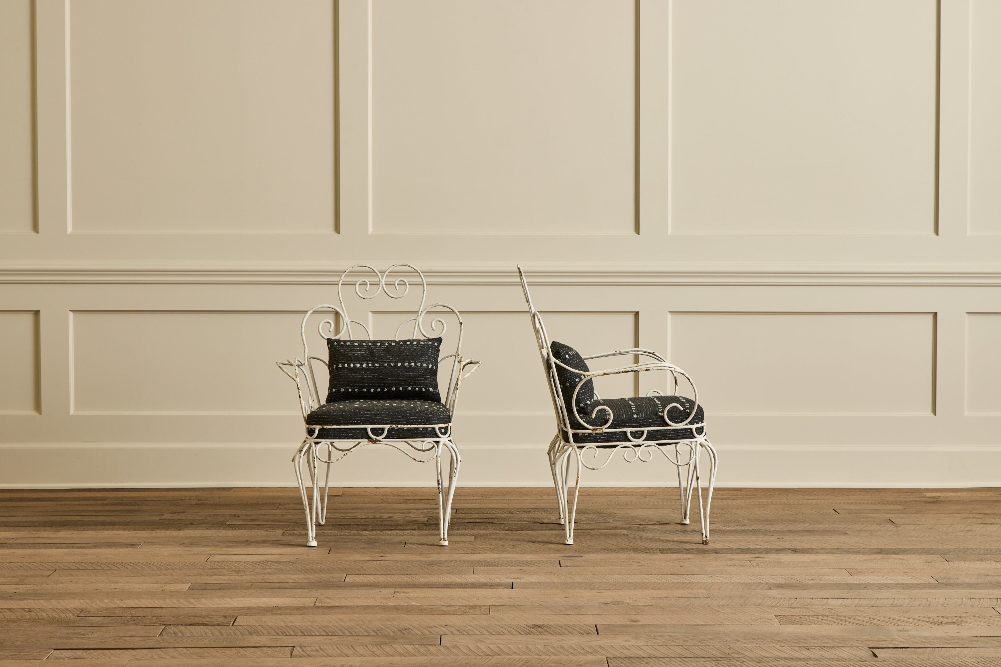 Pair of Metal Outdoor Chairs