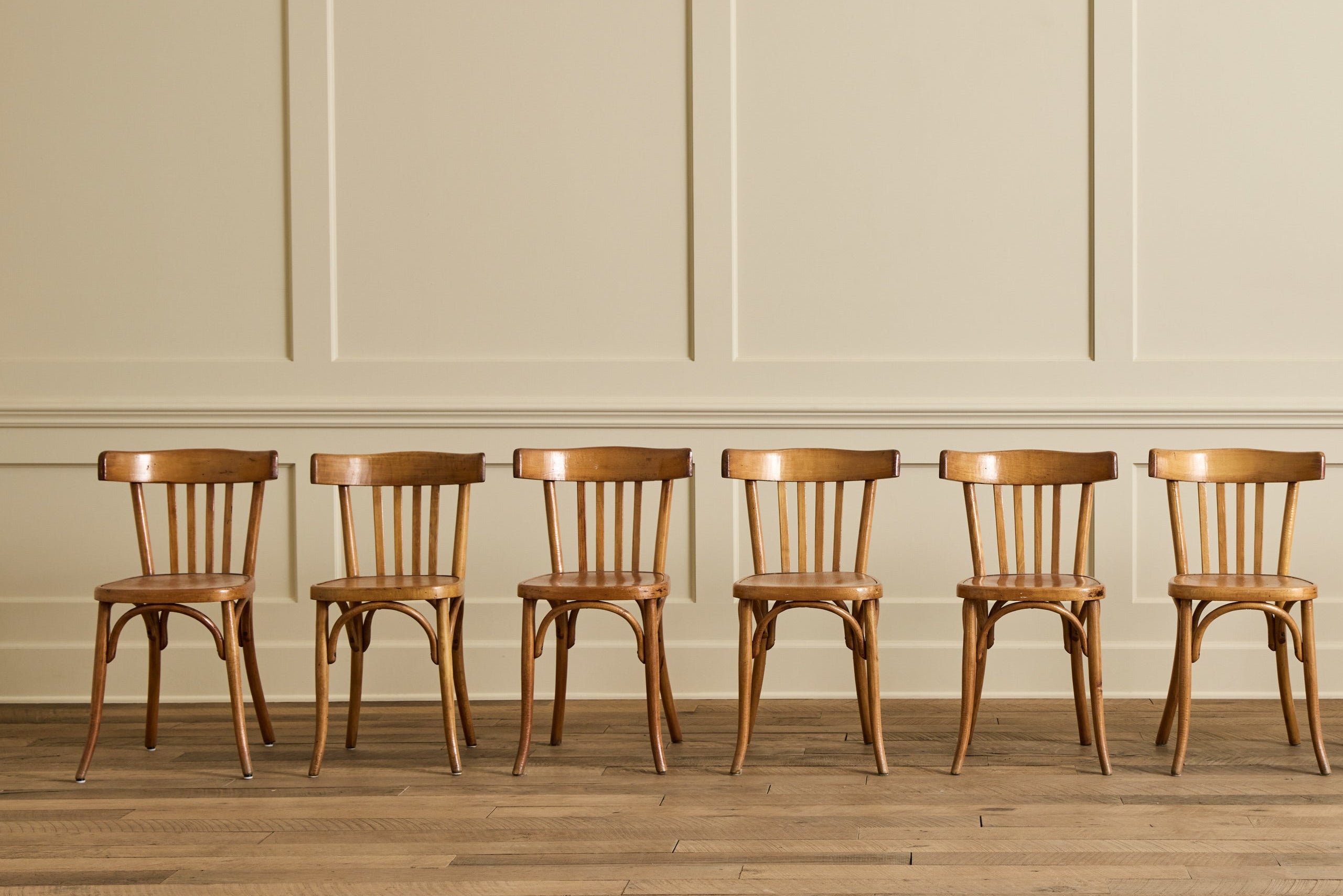 Set of 6 French Bistro Chairs