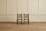 Set of 6 Dudouyt Rush Seat Chairs