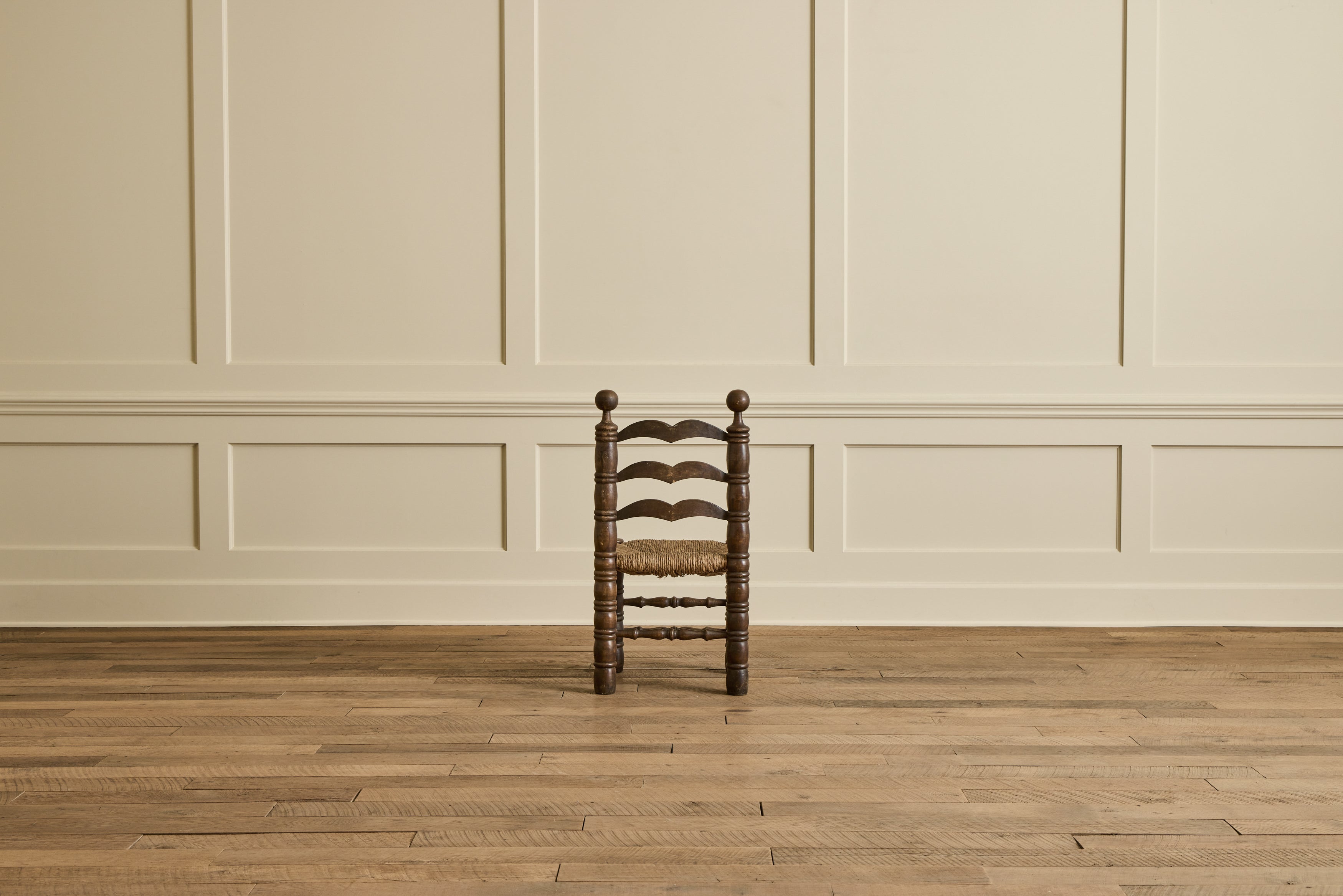 Set of 6 Dudouyt Rush Seat Chairs