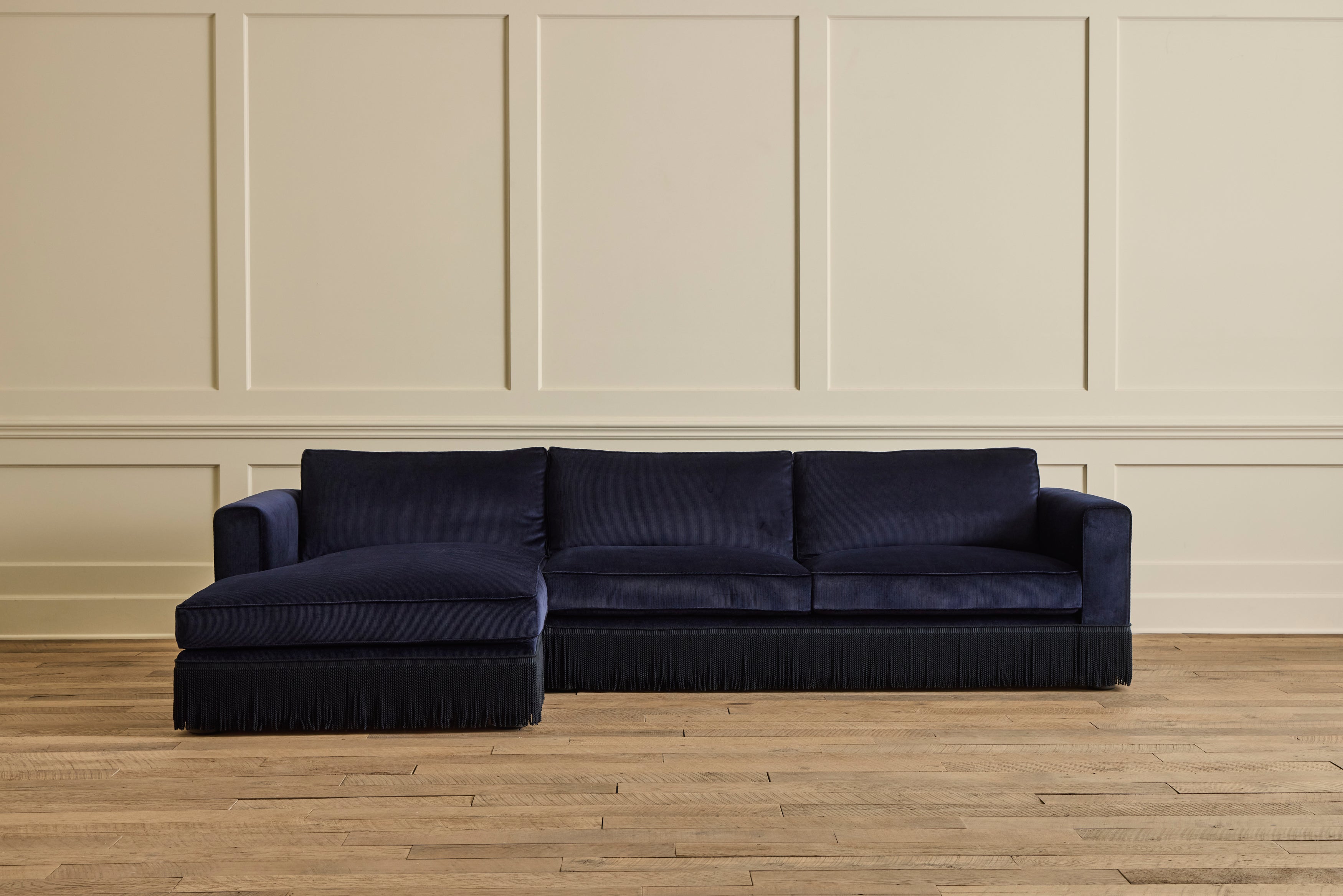 Fustian Corduroy in Navy