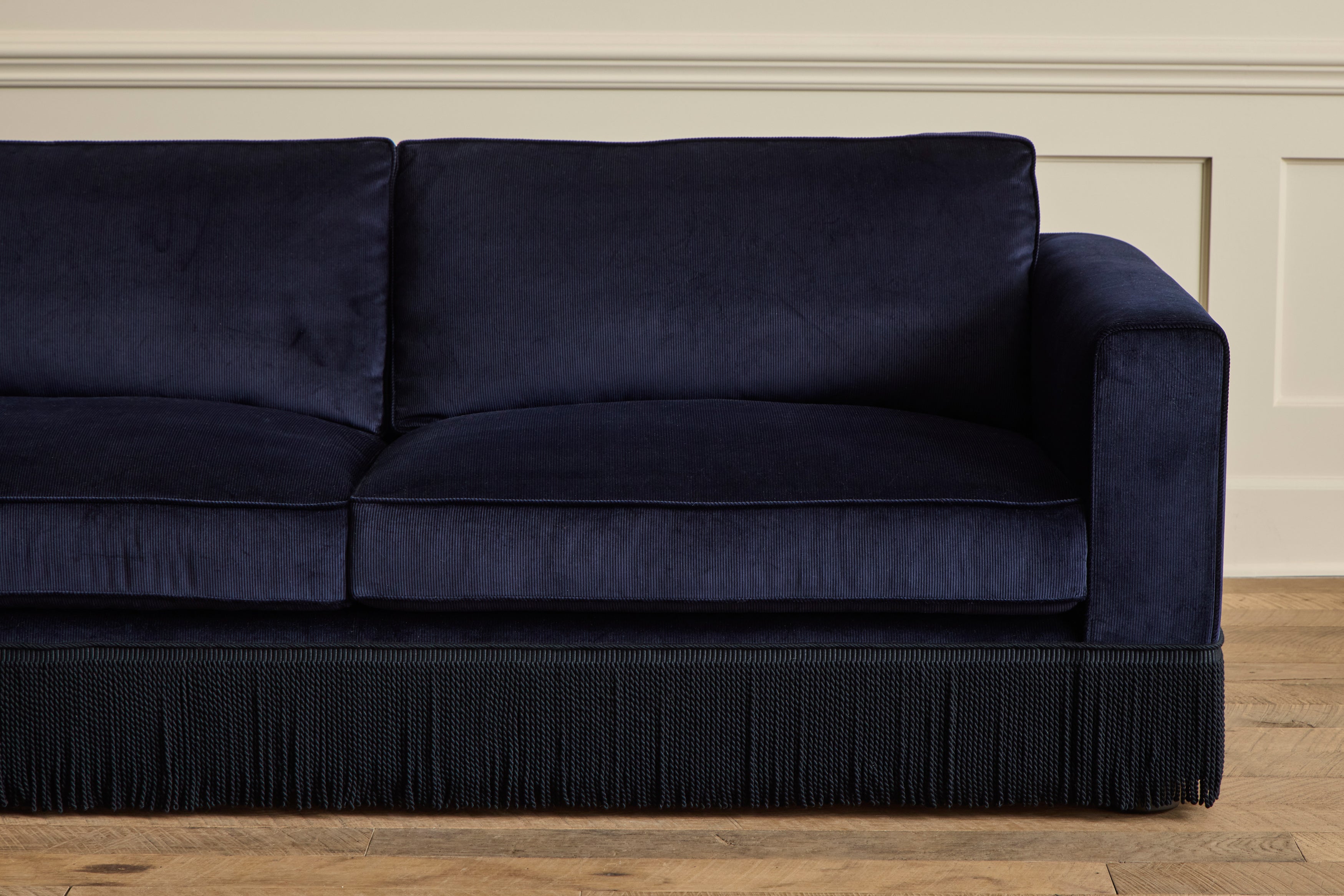 Fustian Corduroy in Navy