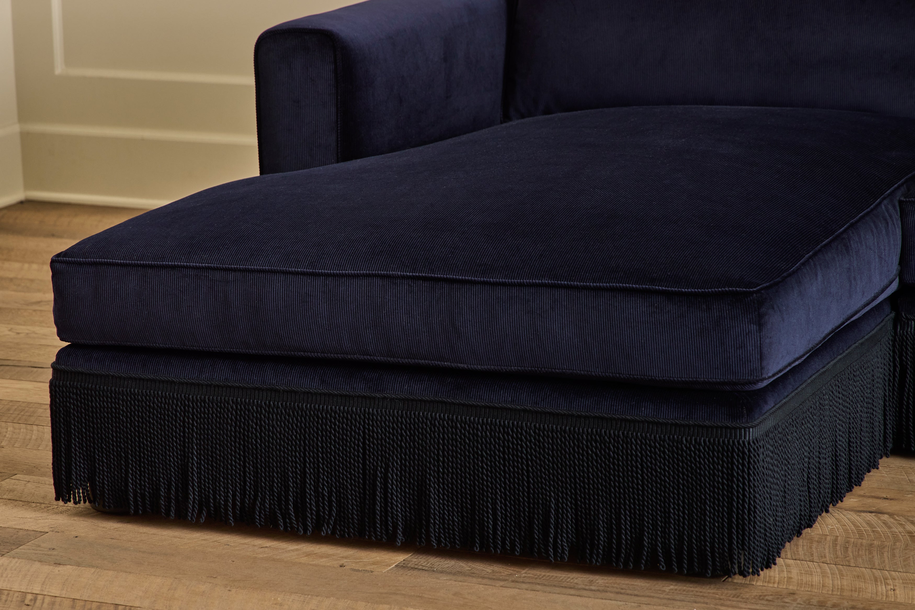 Fustian Corduroy in Navy