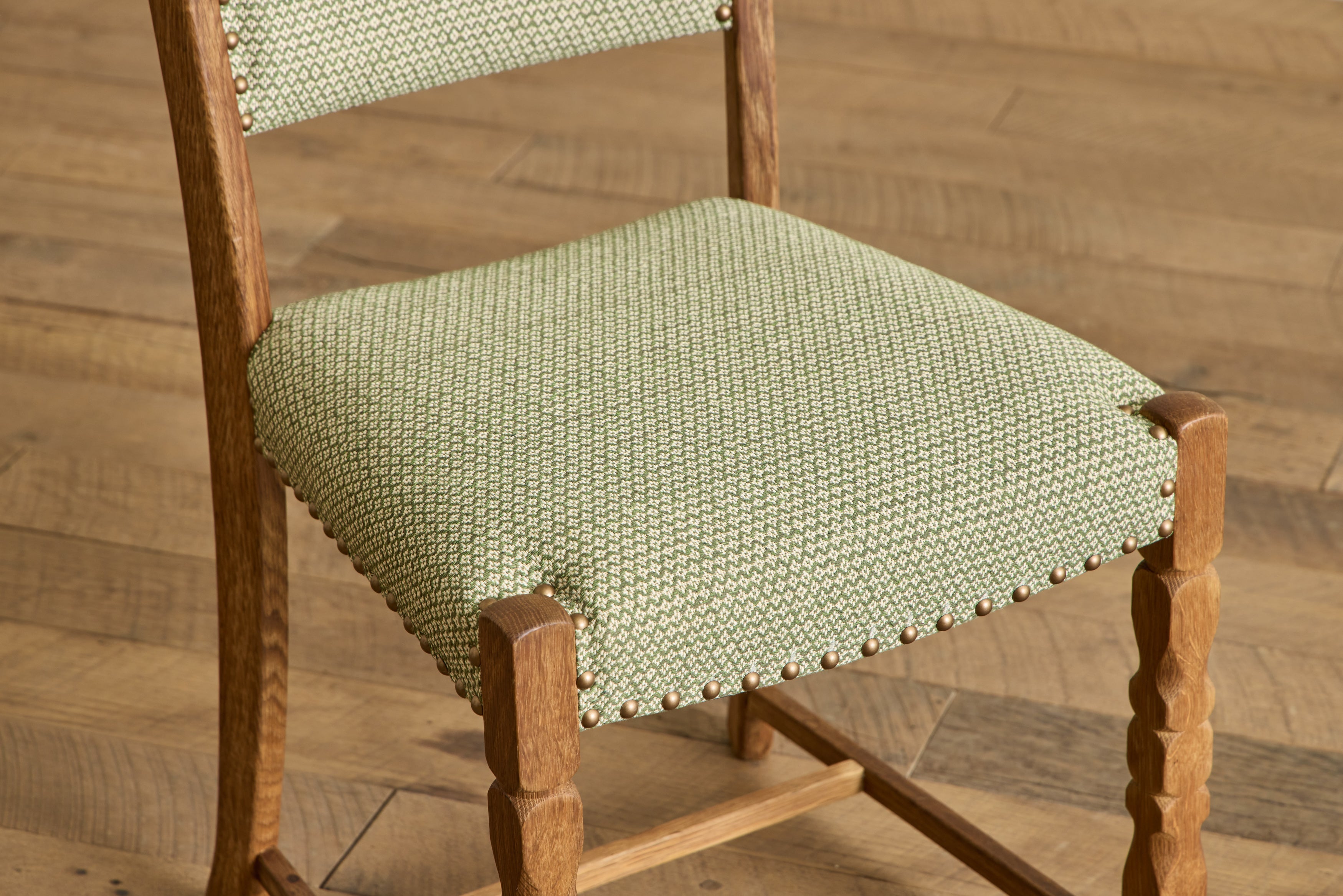 Set of 6 Kjaernulf Curved Back Chairs