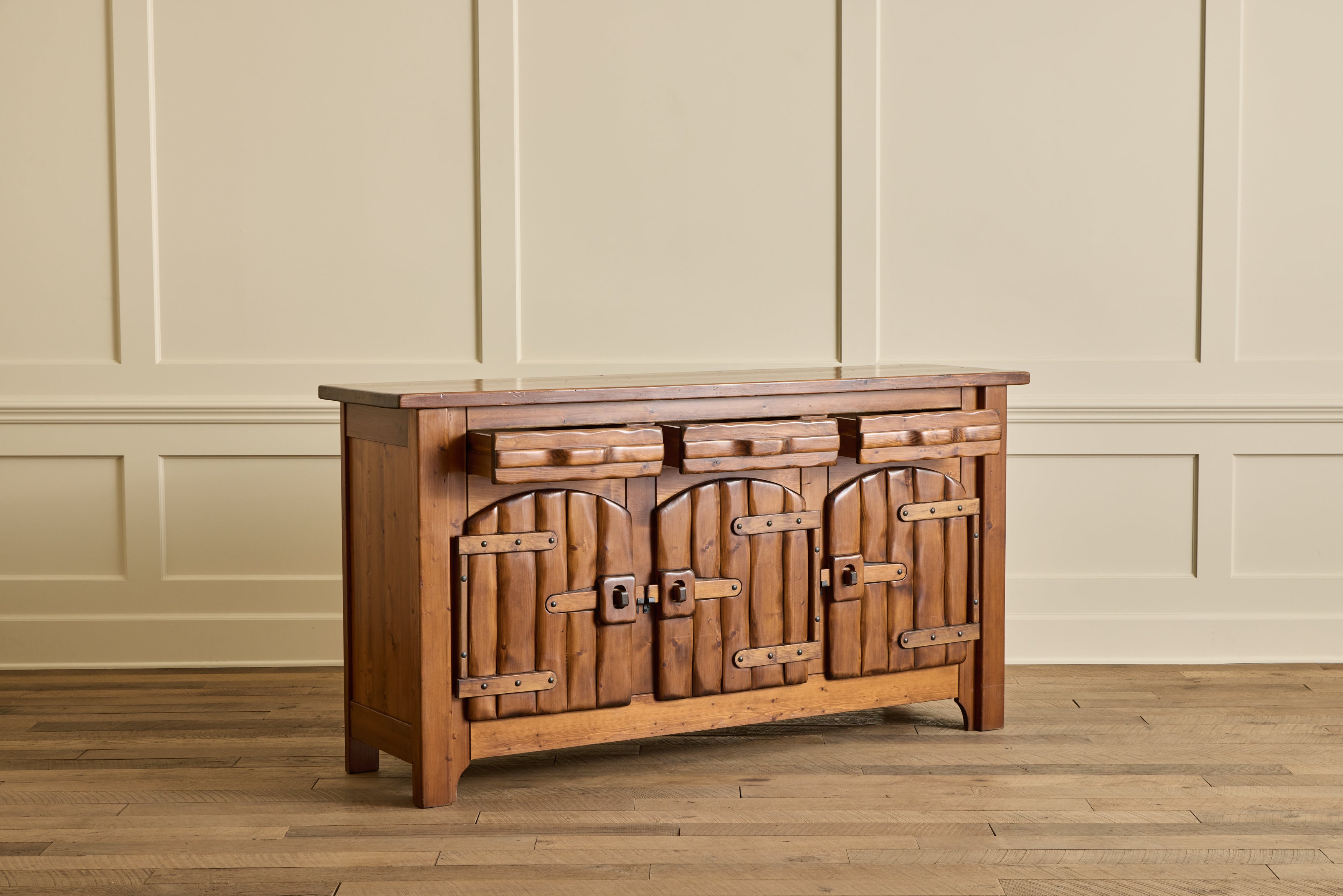 French Brutalist Sideboard