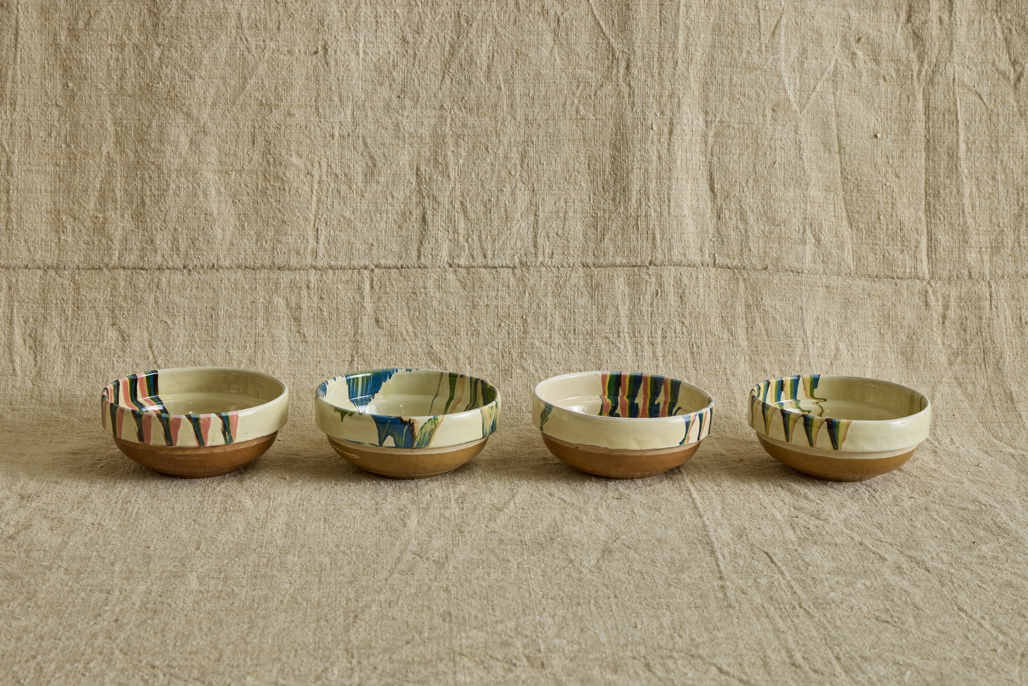 White Marbled Ceramic Bowl