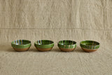 Green Marbled Ceramic Bowl