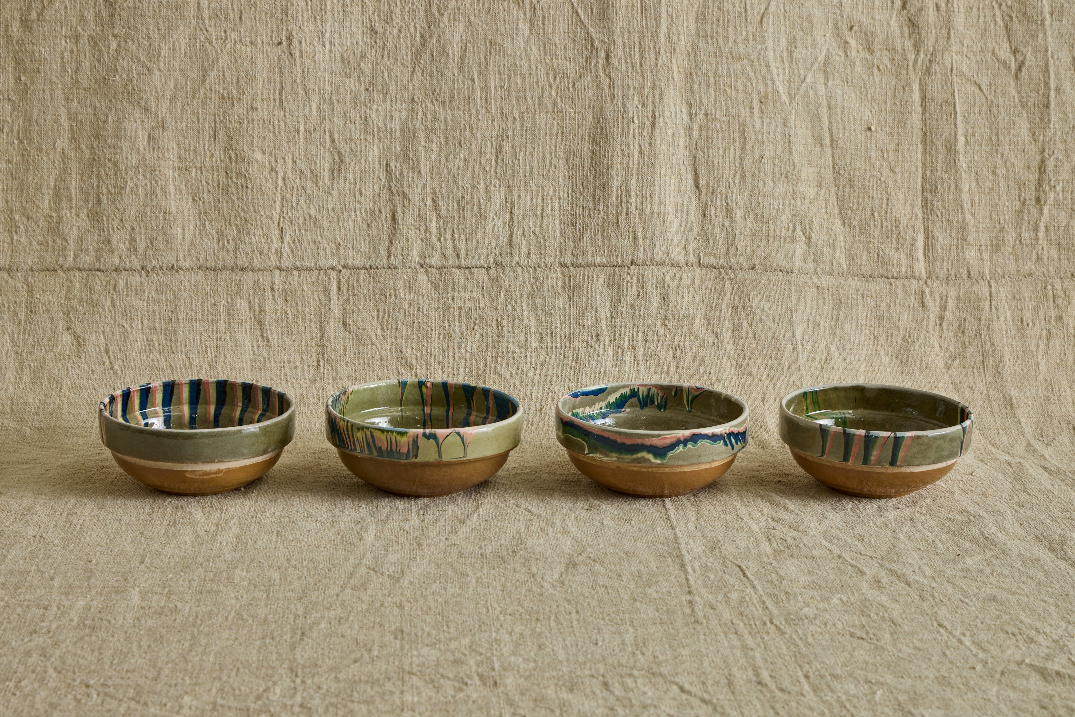 Gray Marbled Ceramic Bowl