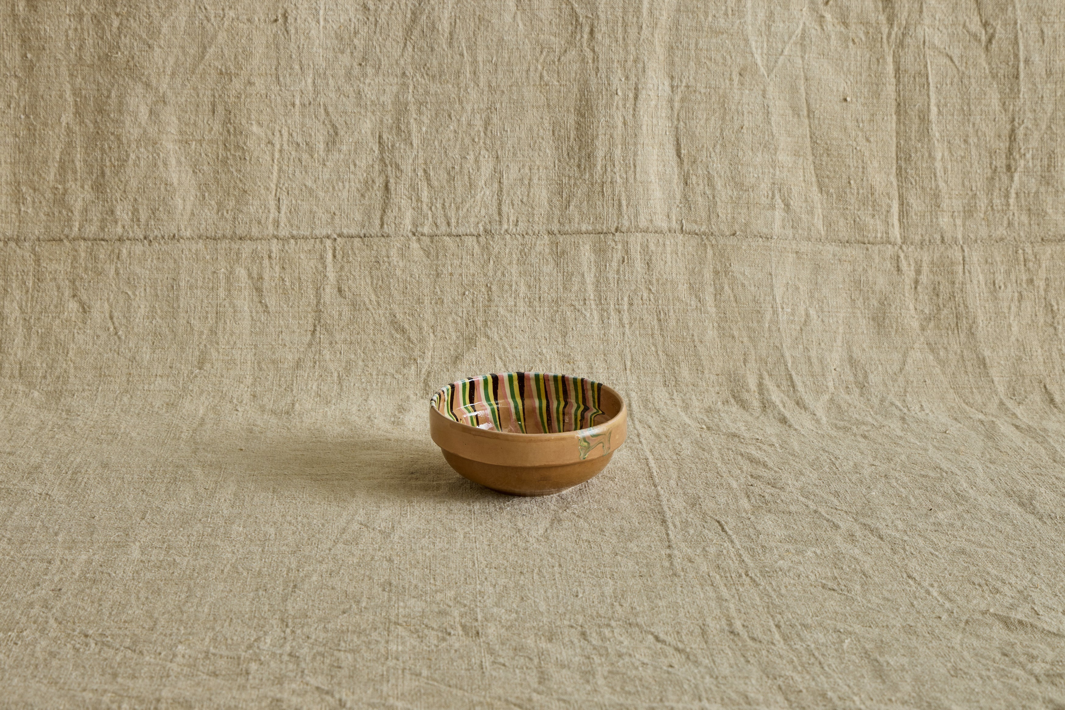 Orange Marbled Ceramic Bowl