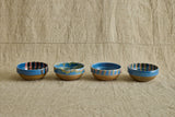 Blue Marbled Ceramic Bowl