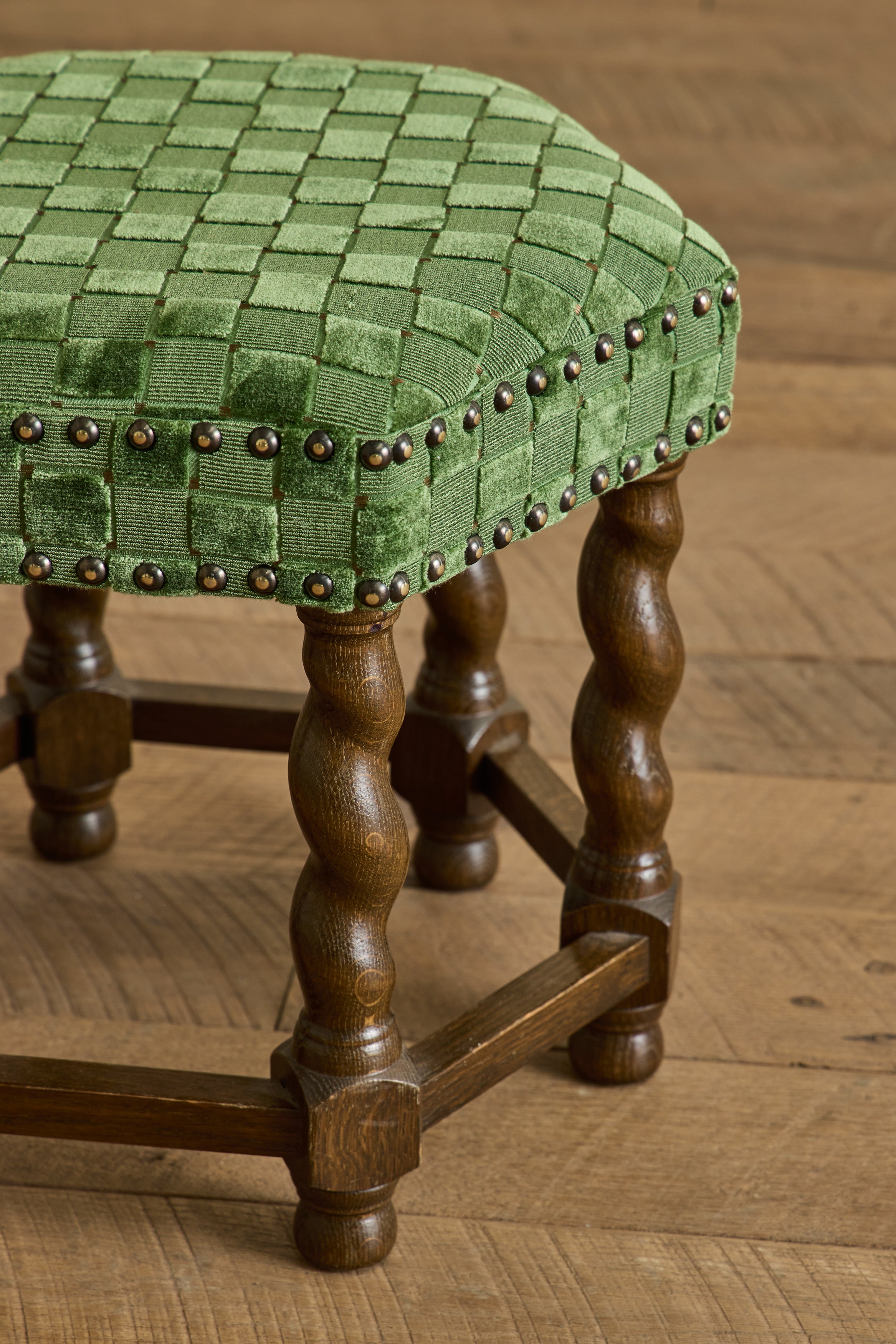 Danish Turned Leg Stool