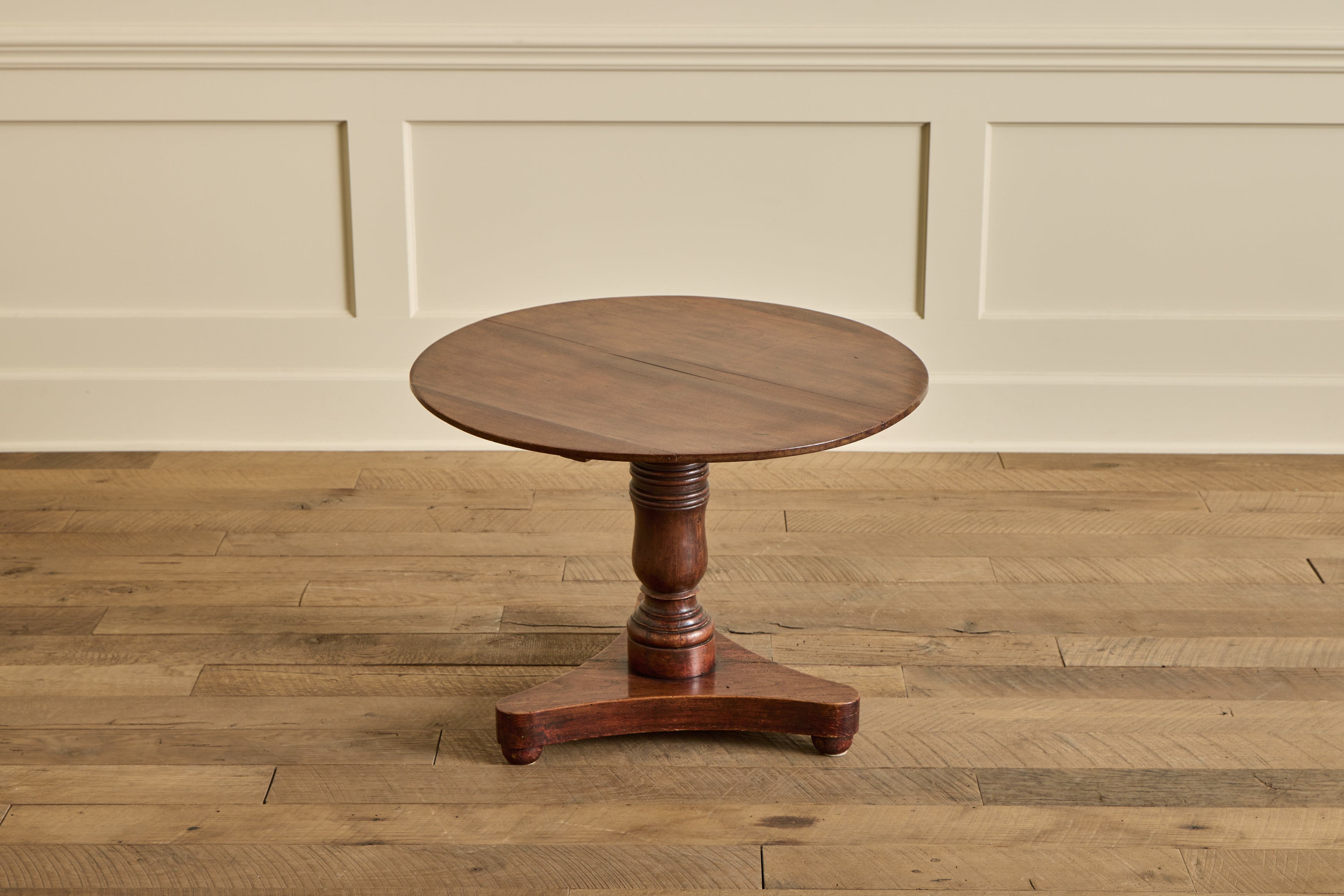 French Pedestal Side Table