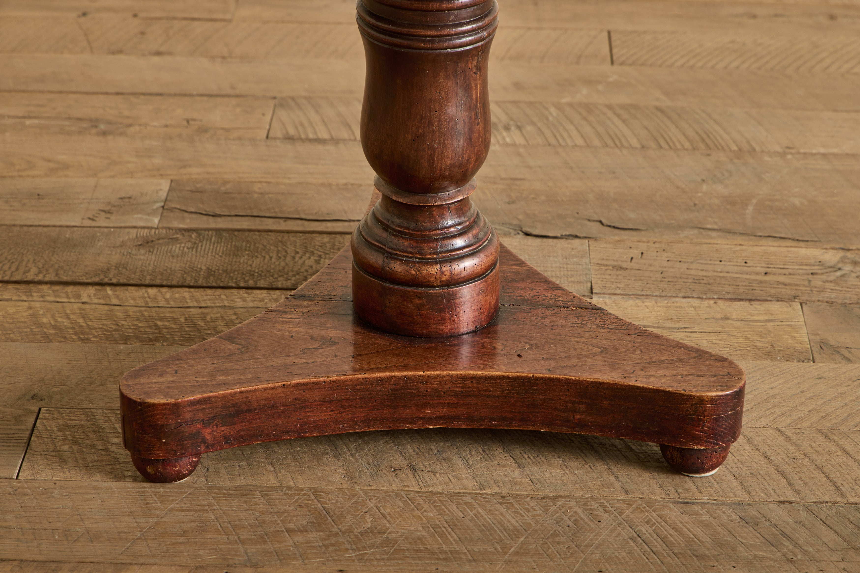 French Pedestal Side Table