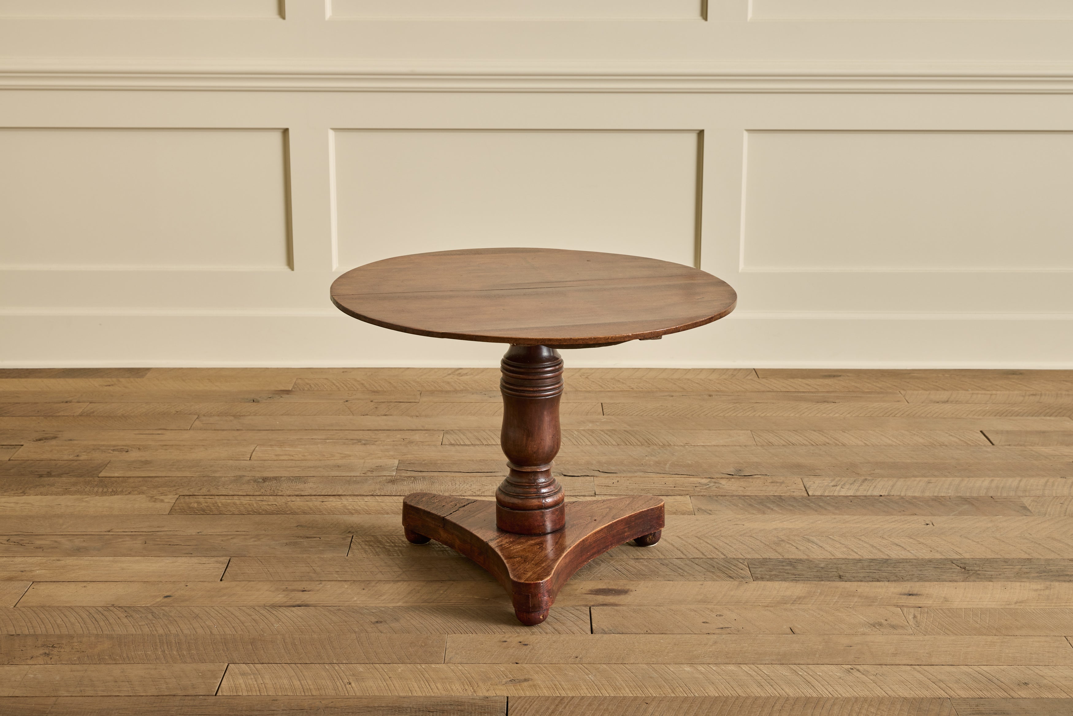French Pedestal Side Table