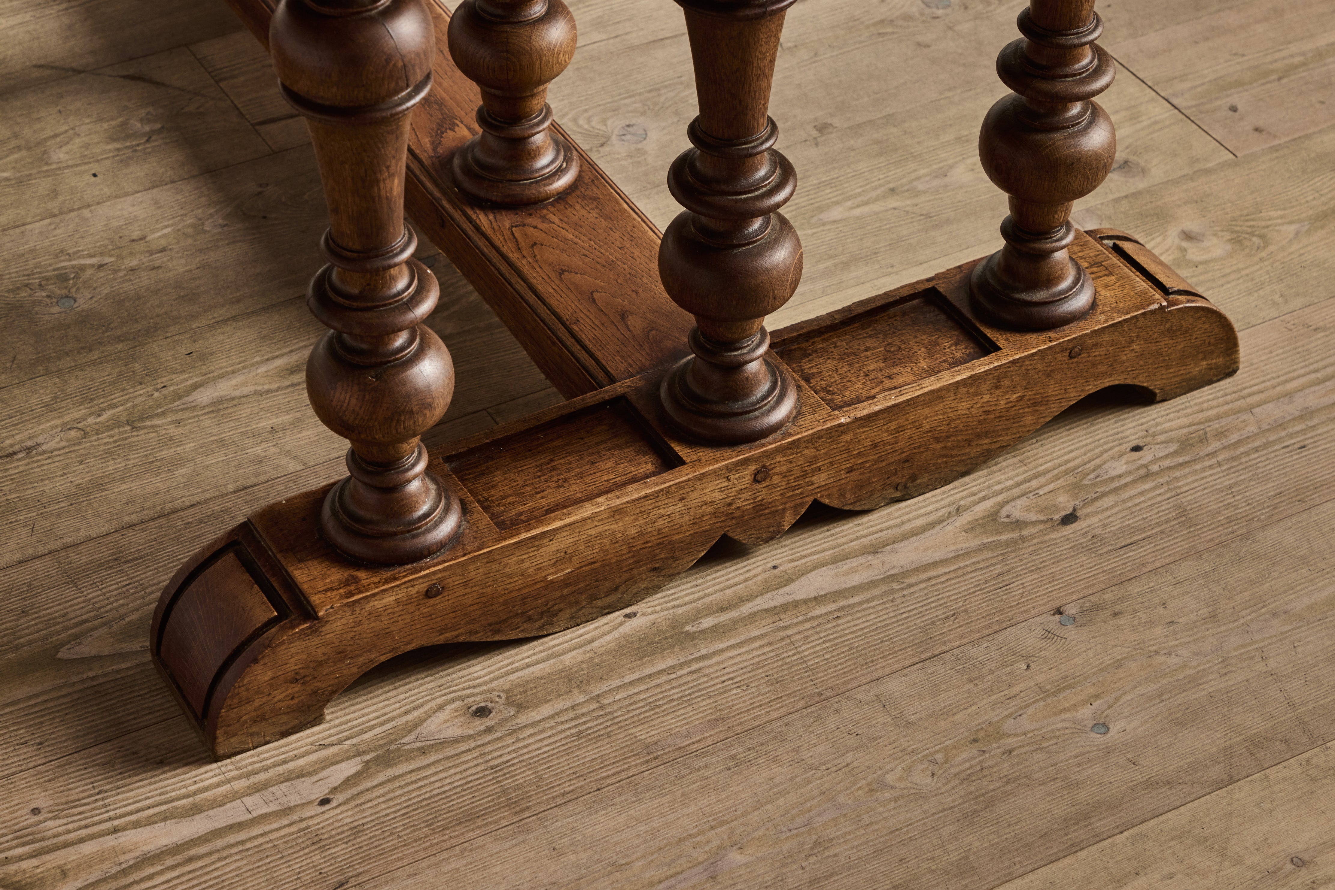 Walnut Wood Extension Table
