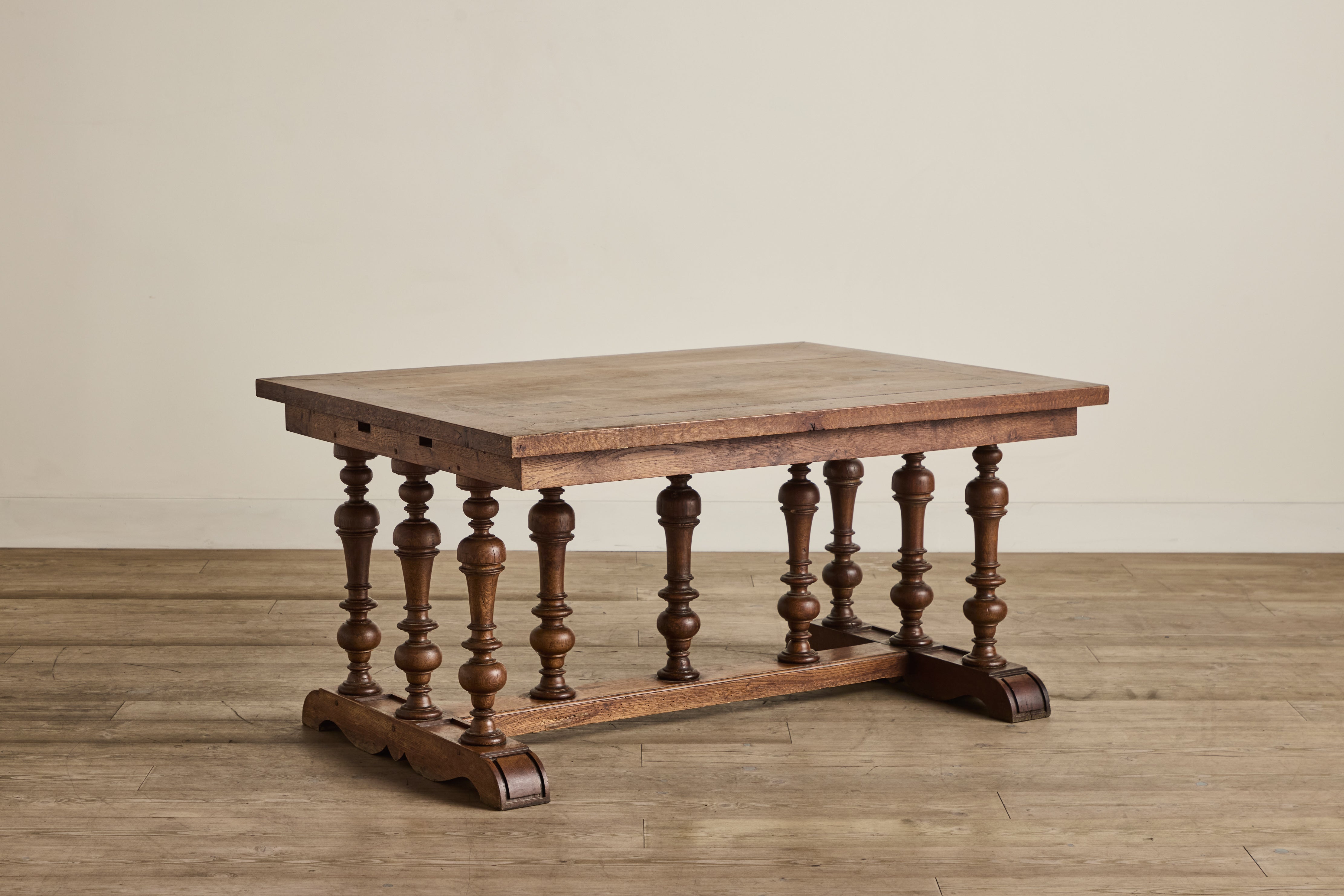 Walnut Wood Extension Table