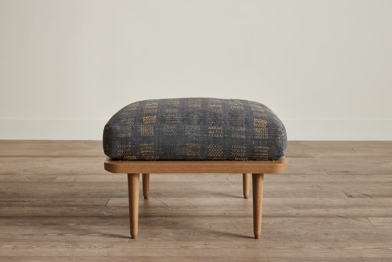 Spindle Back Ottoman