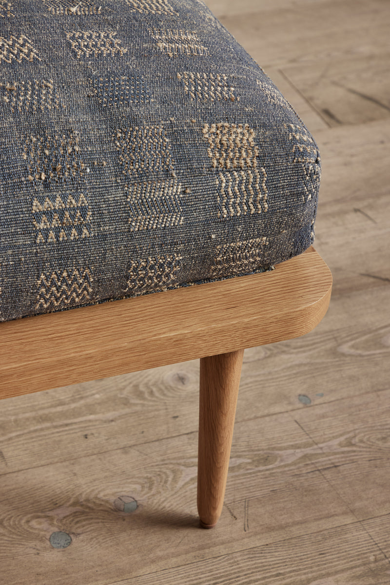 Spindle Back Ottoman
