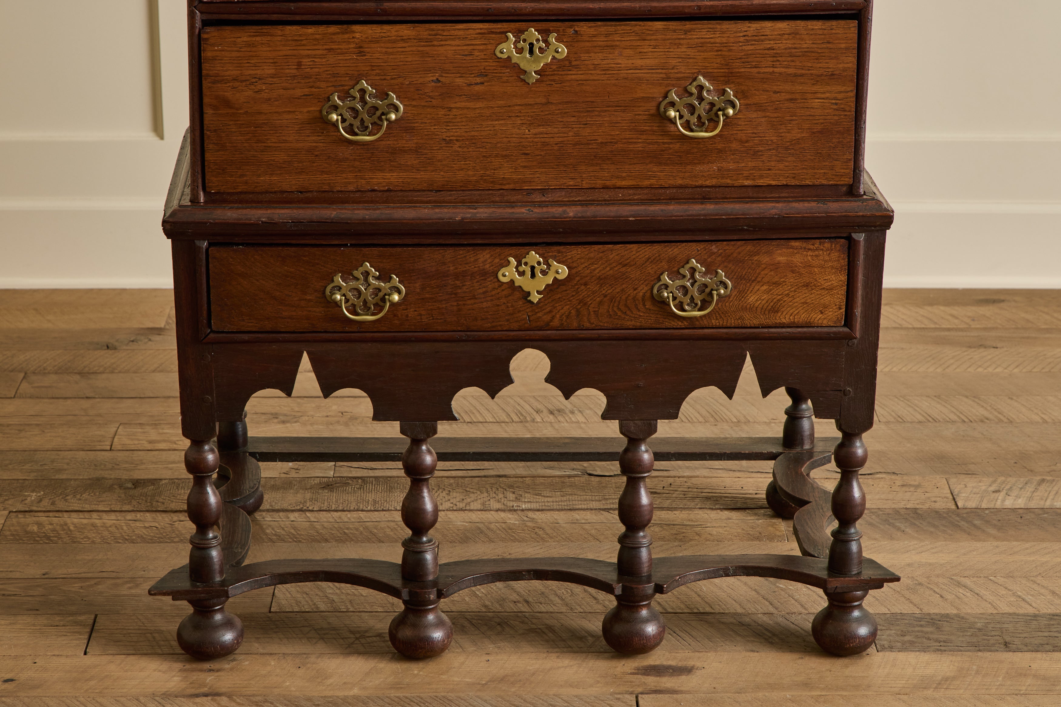 17th Century Oak Highboy