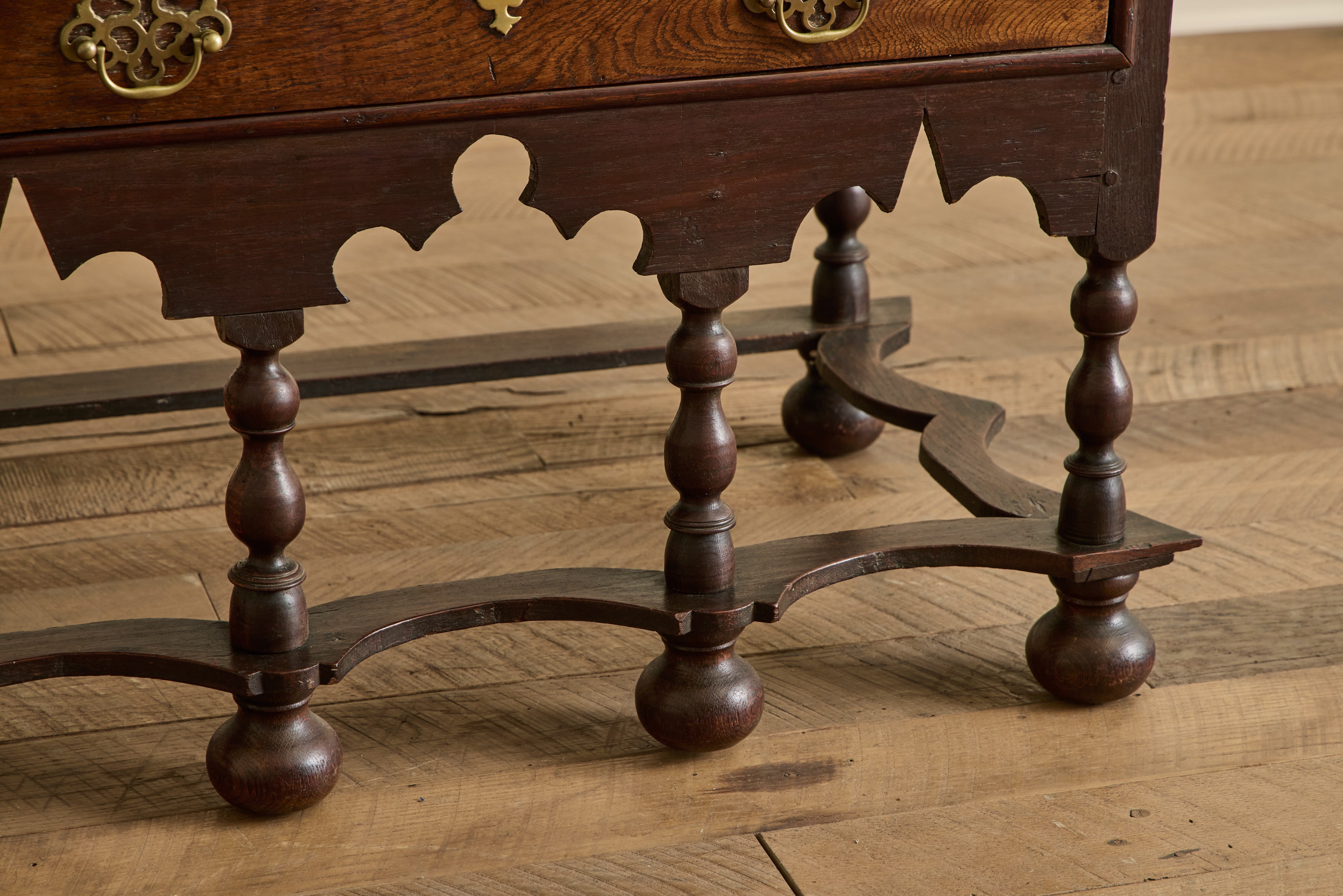 17th Century Oak Highboy