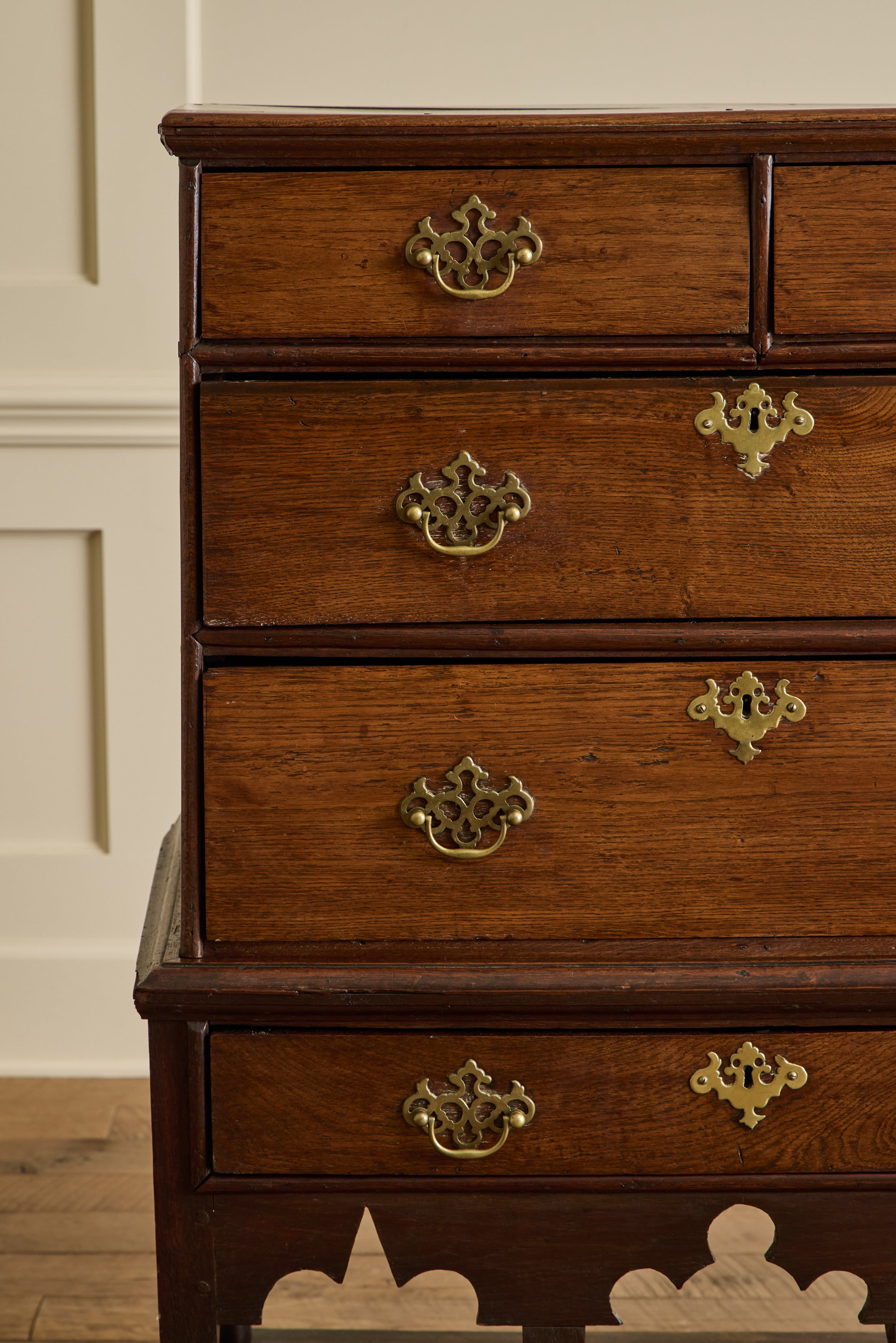 17th Century Oak Highboy