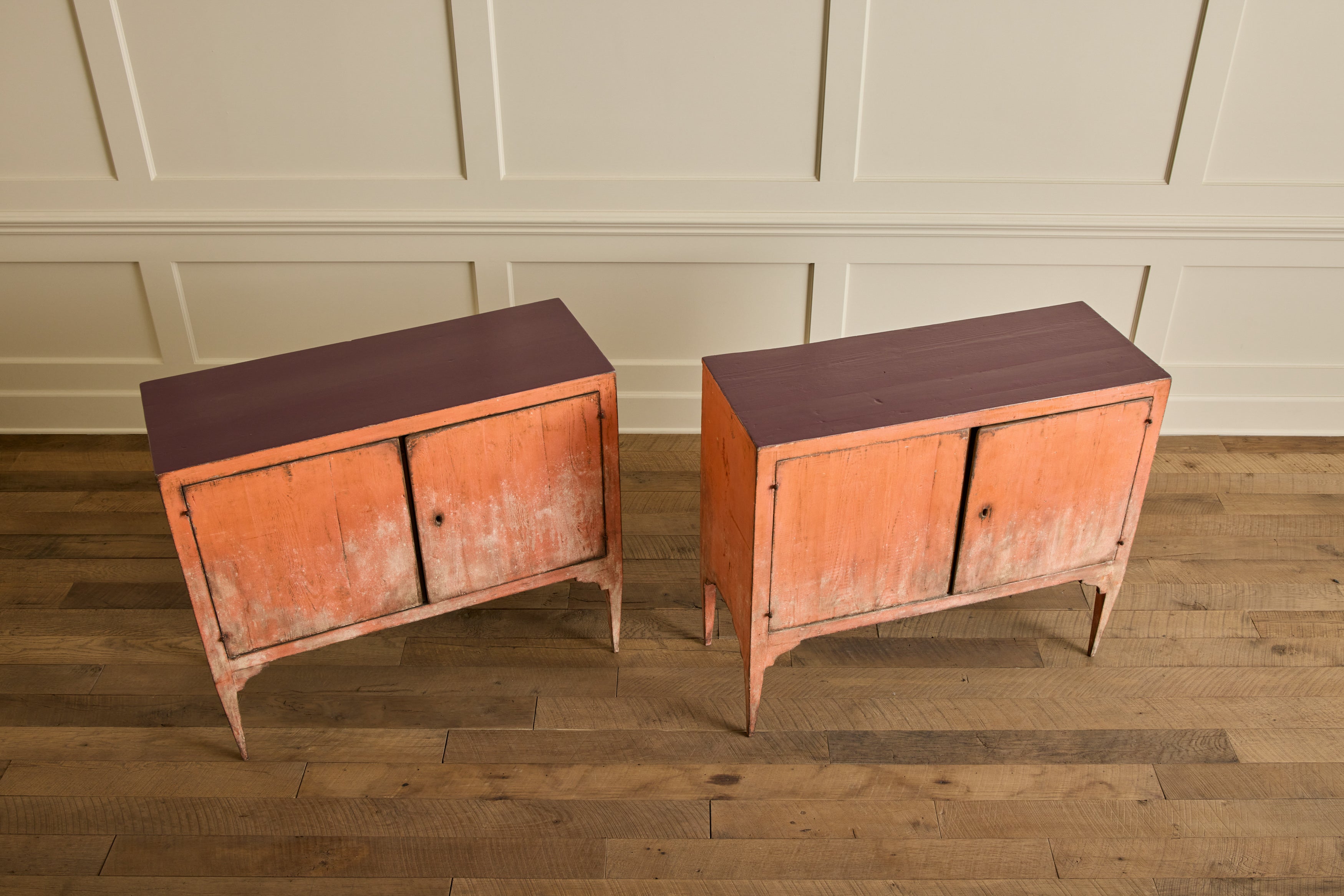 Pair of Italian Painted Cabinets