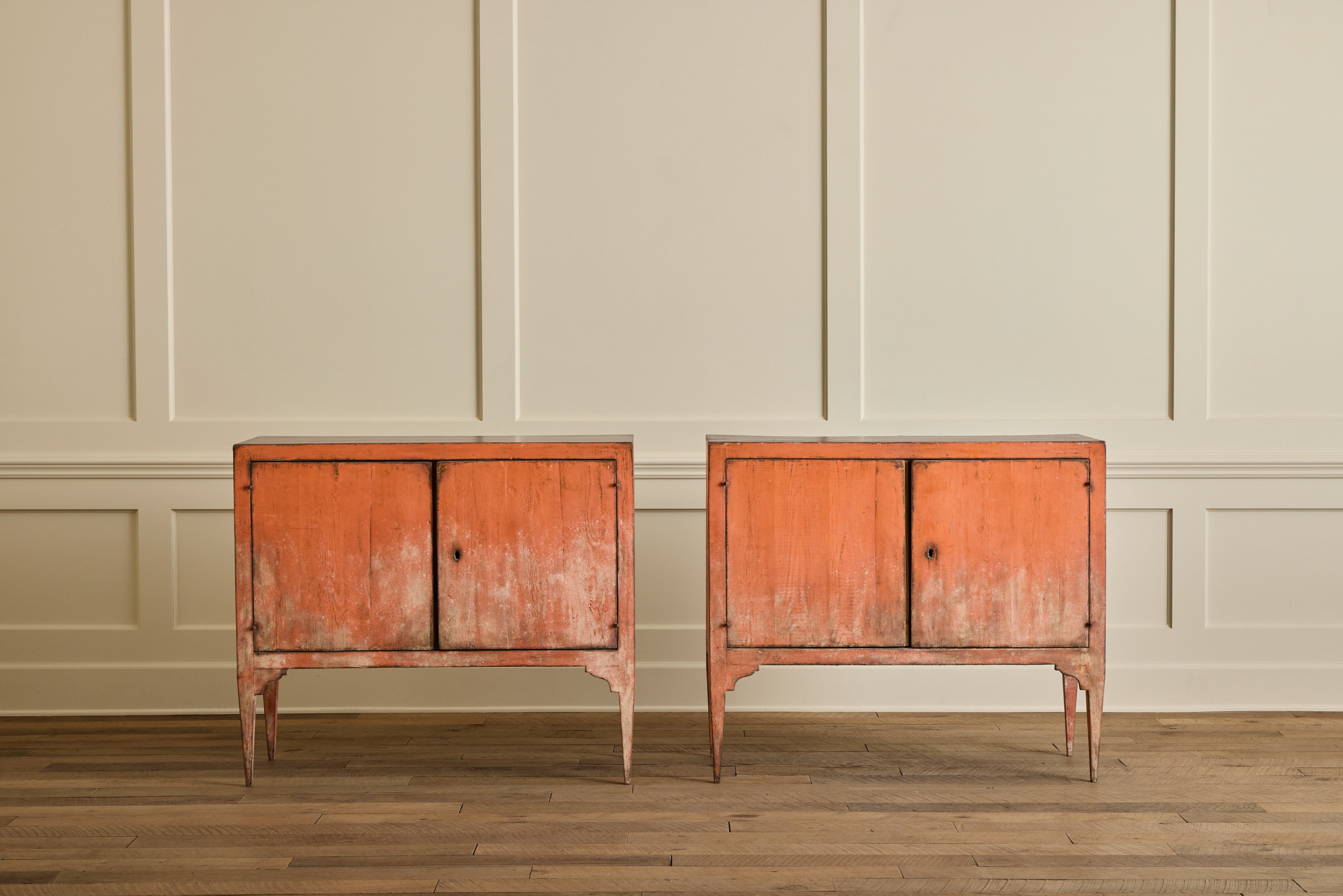 Pair of Italian Painted Cabinets