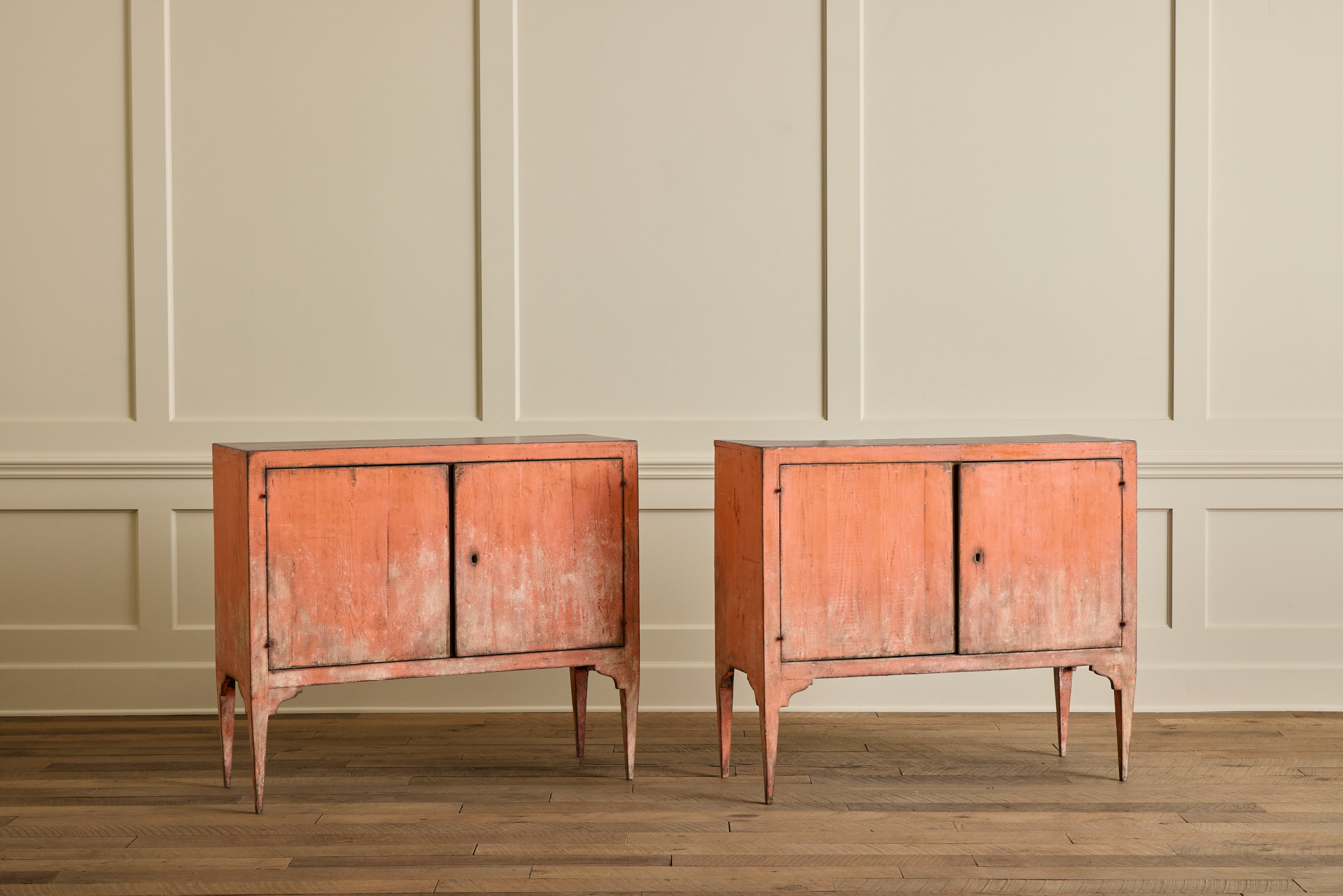 Pair of Italian Painted Cabinets