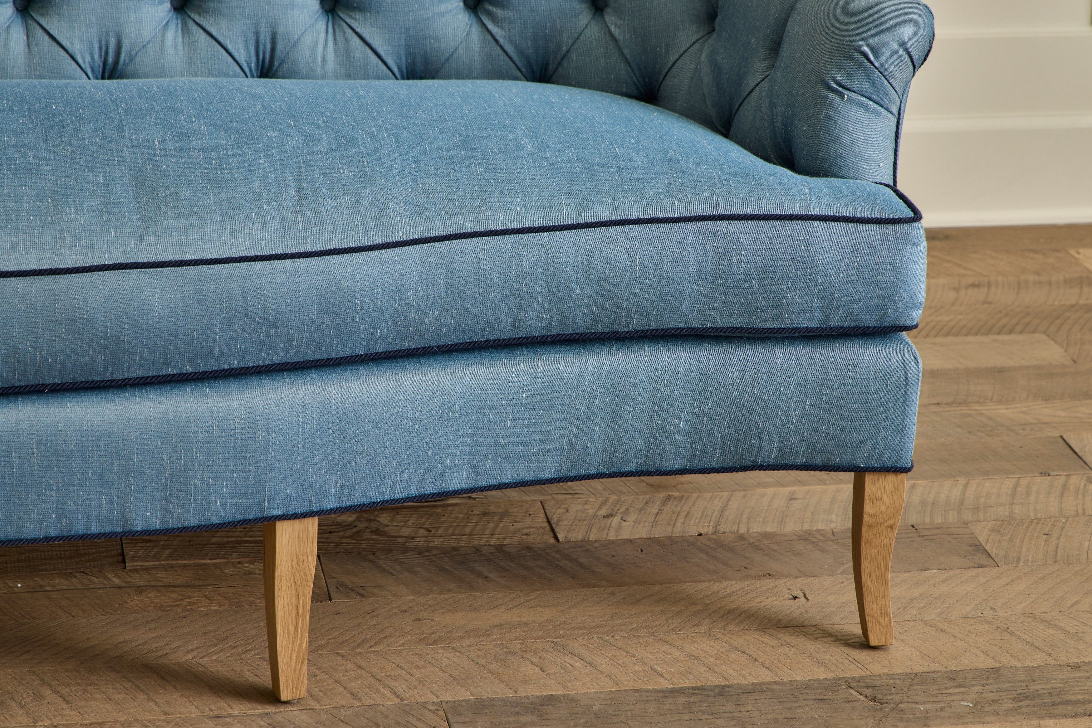 Tufted Camelback Sofa