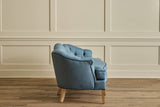 Tufted Camelback Sofa