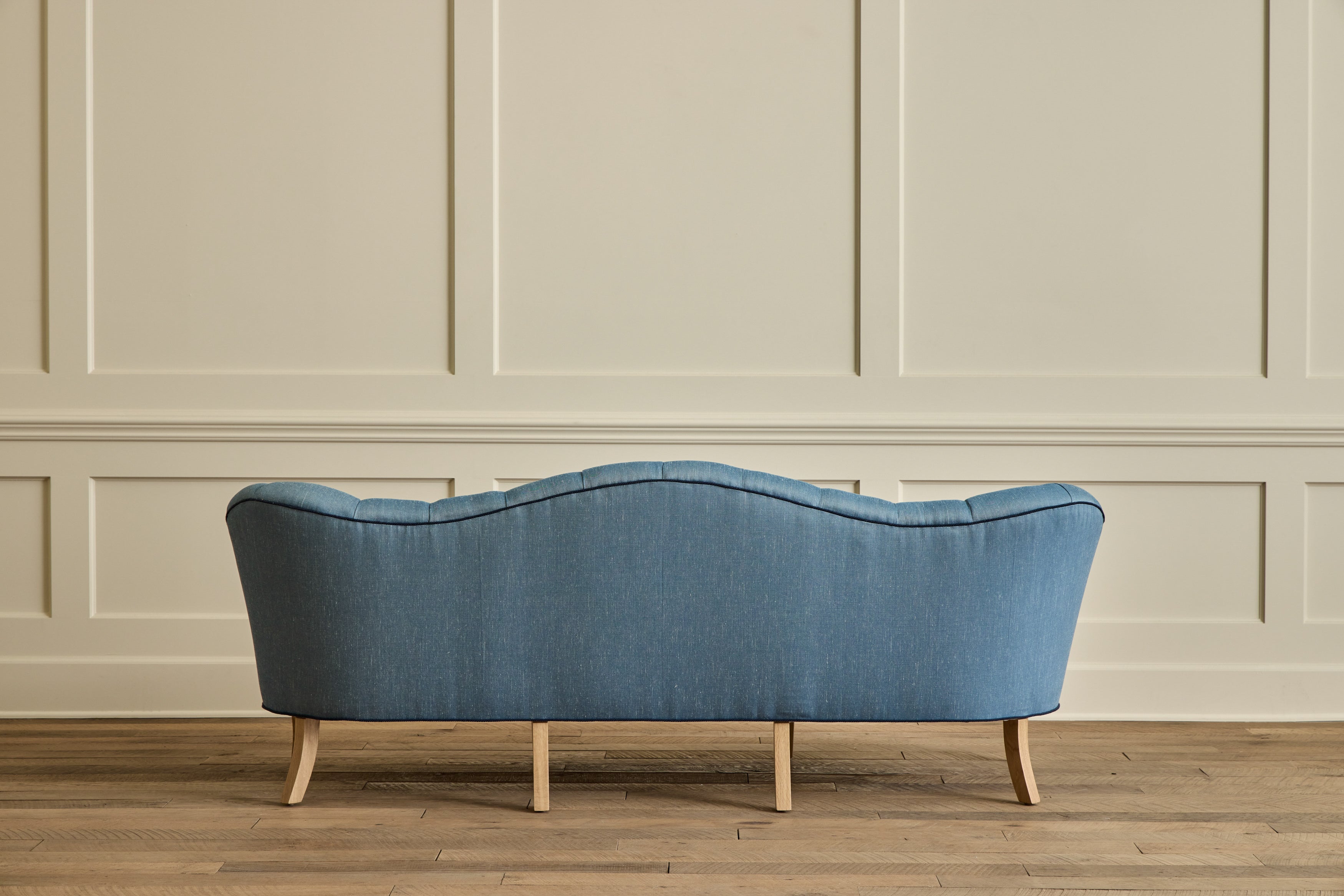 Tufted Camelback Sofa