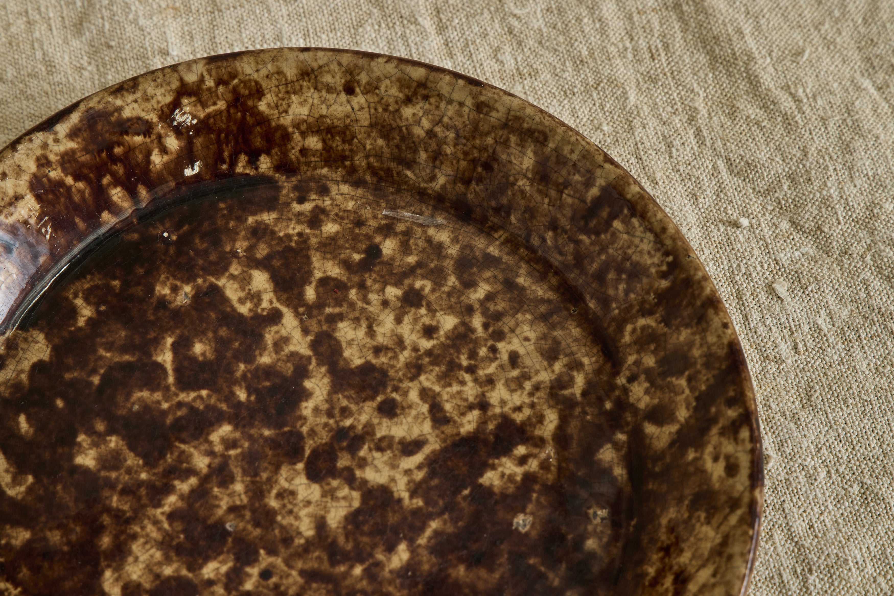 Rockingham Mottled Plate