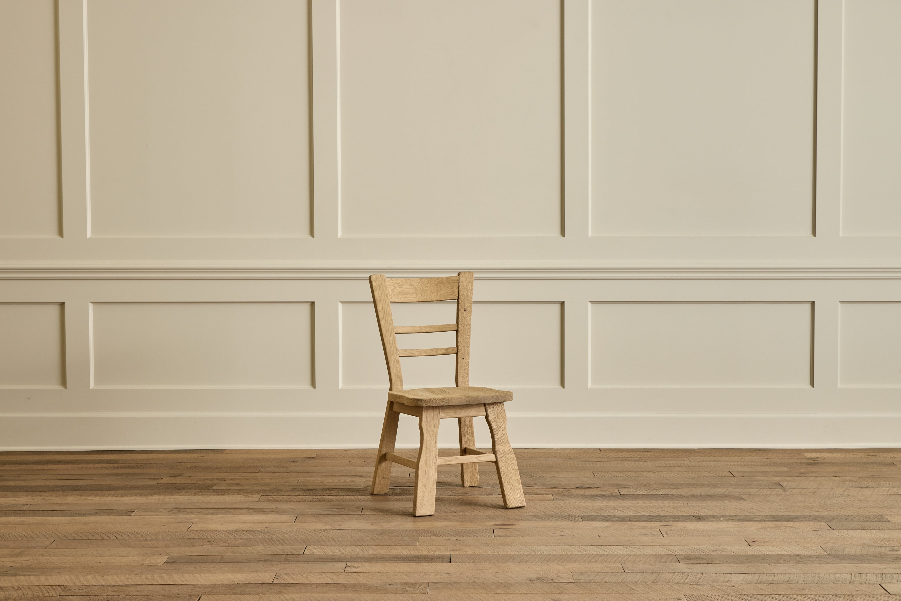1960s French Oak Chairs