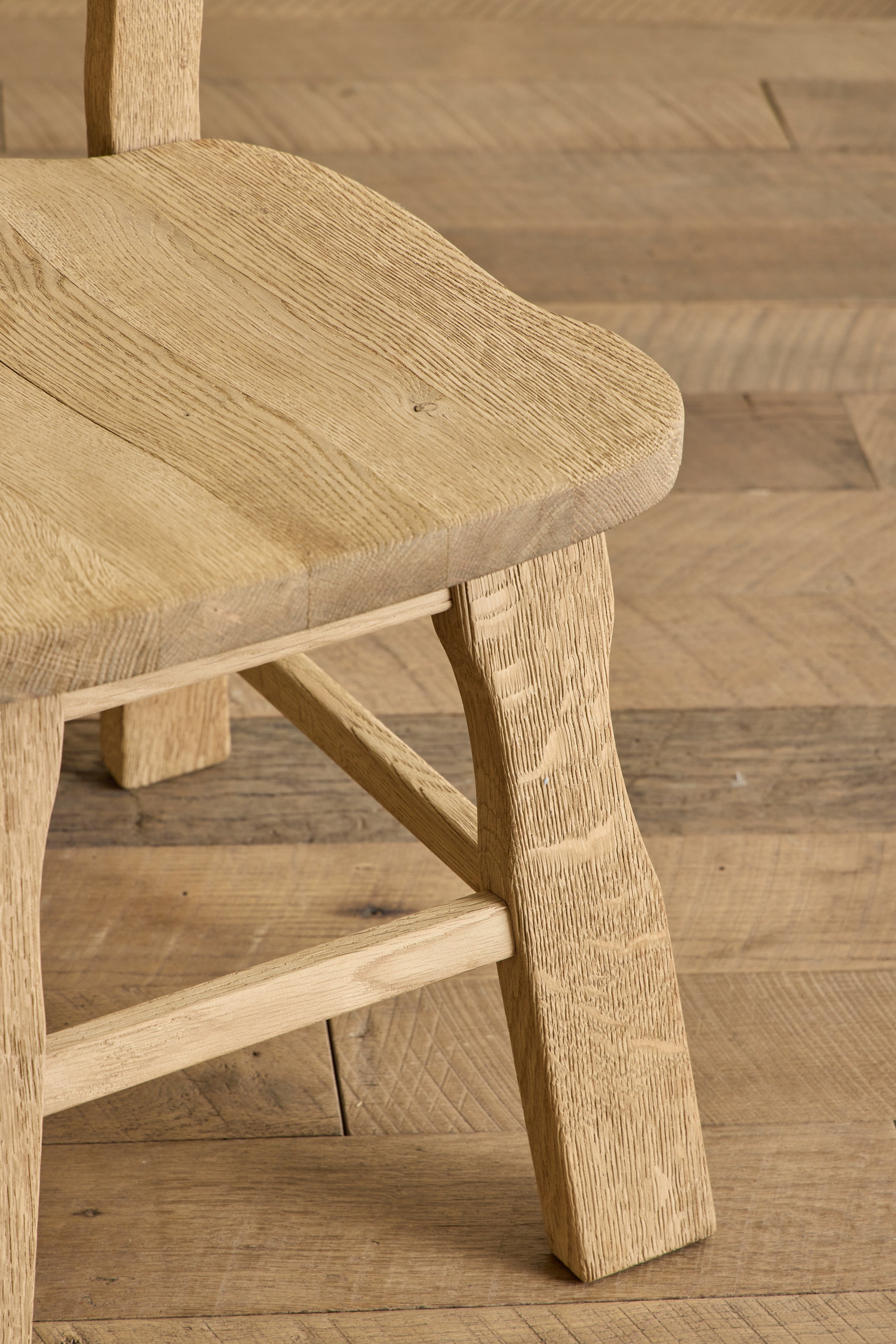 1960s French Oak Chairs