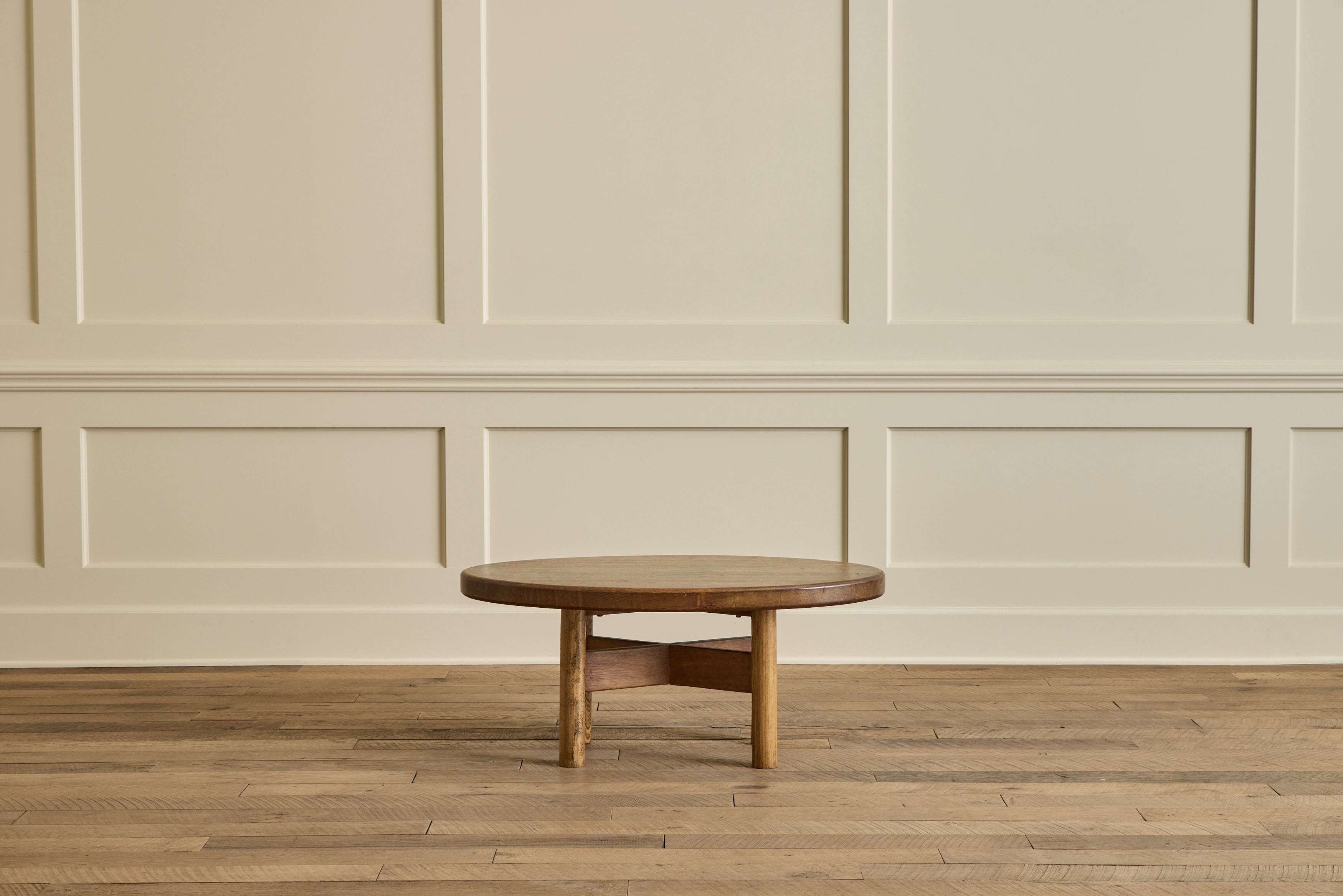 Belgian Oak Wood Coffee Table