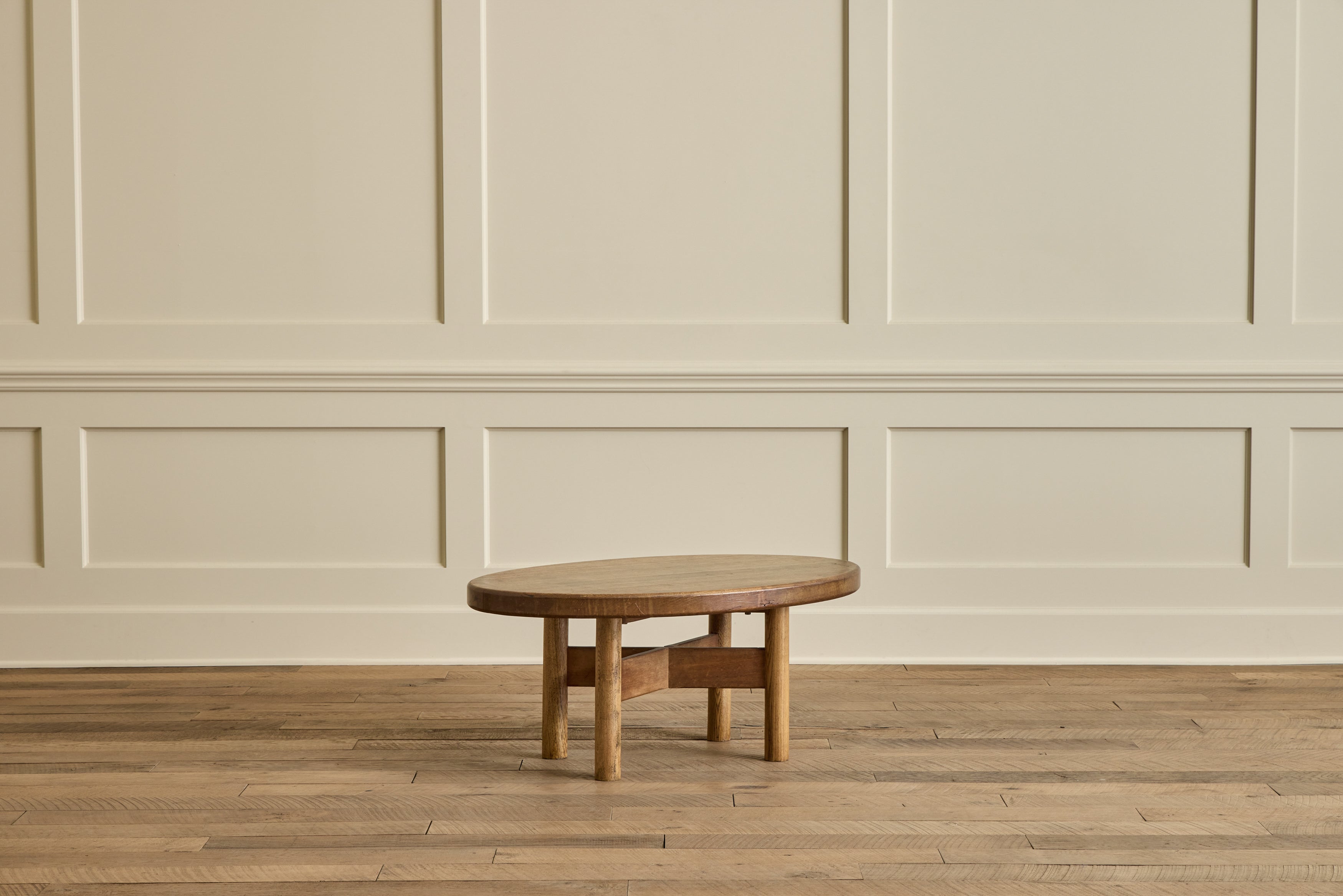 Belgian Oak Wood Coffee Table