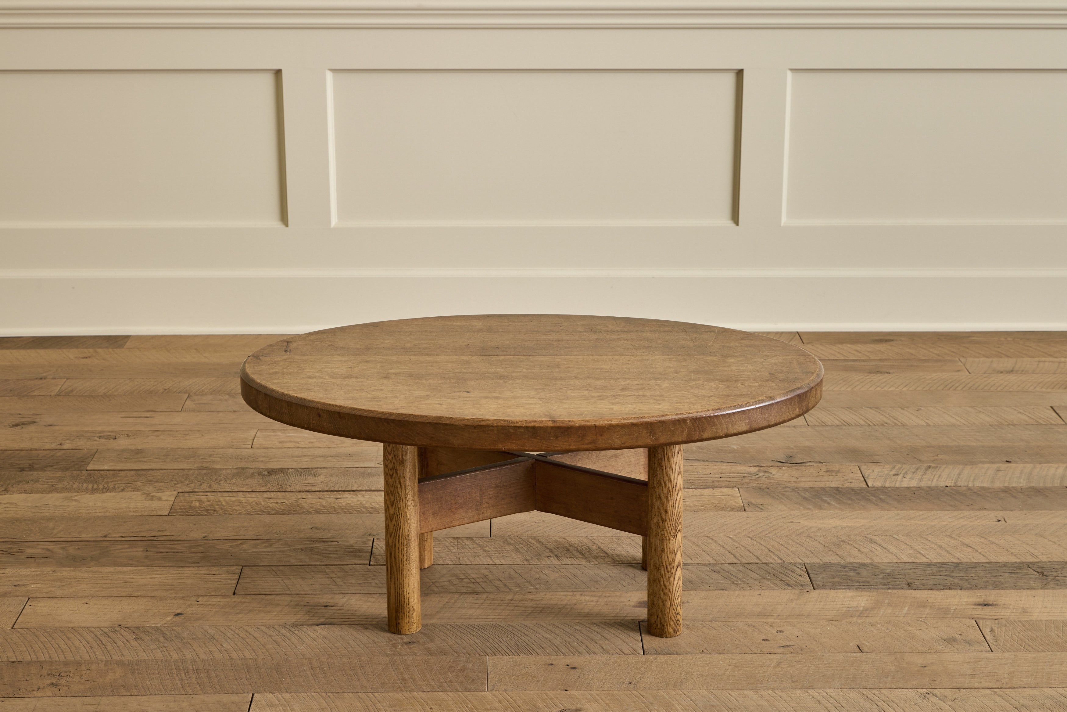 Belgian Oak Wood Coffee Table