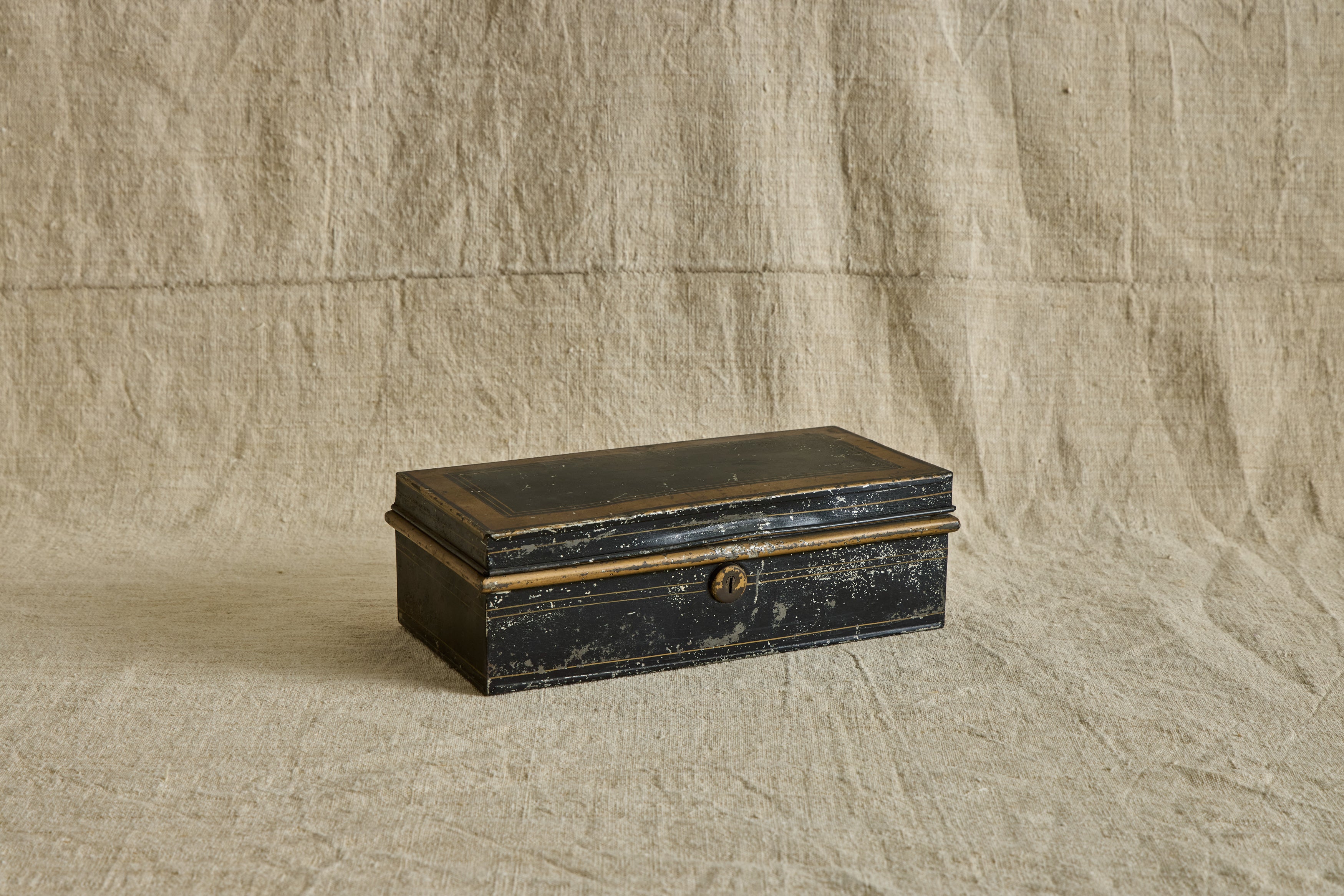 Black Toleware Box