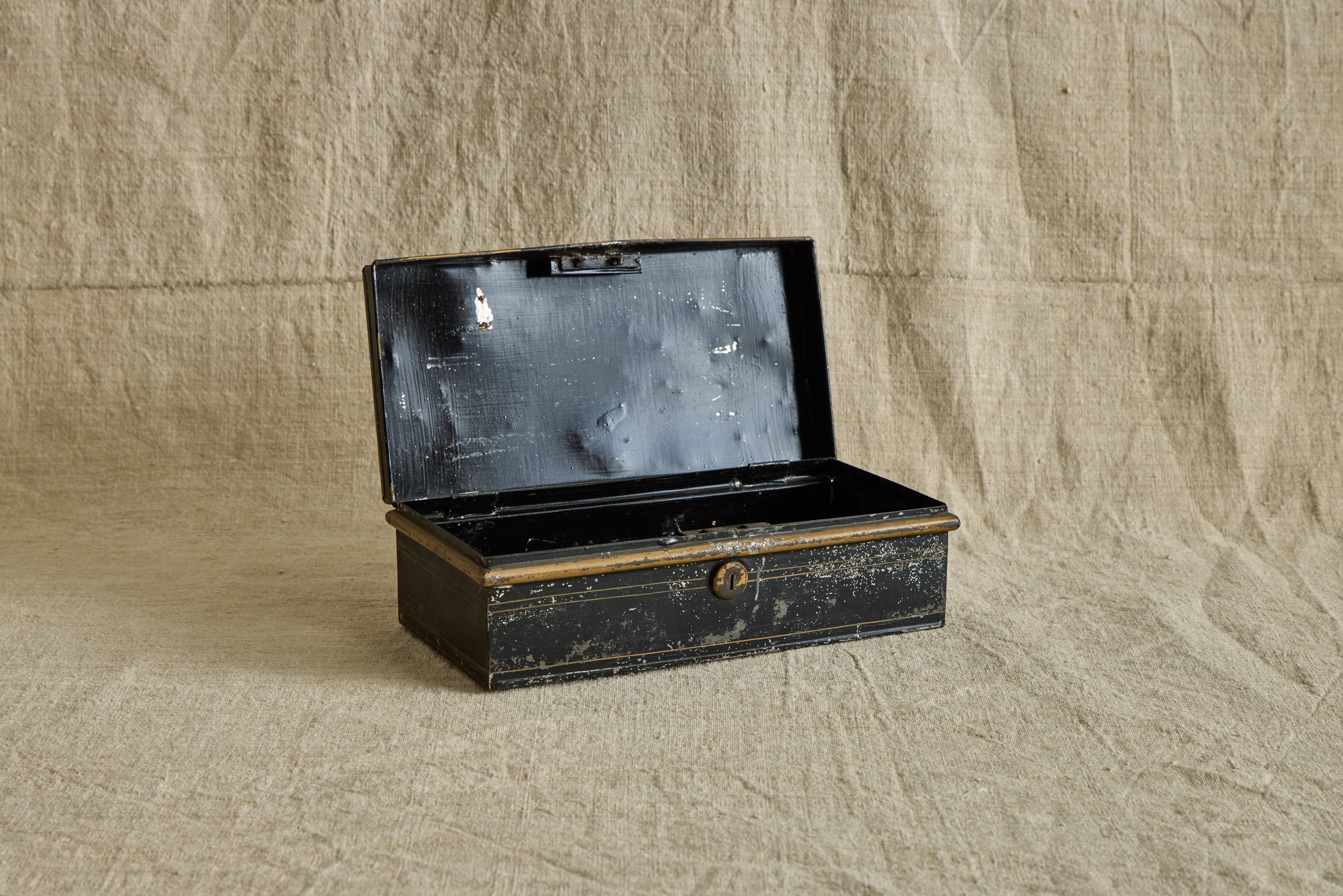 Black Toleware Box