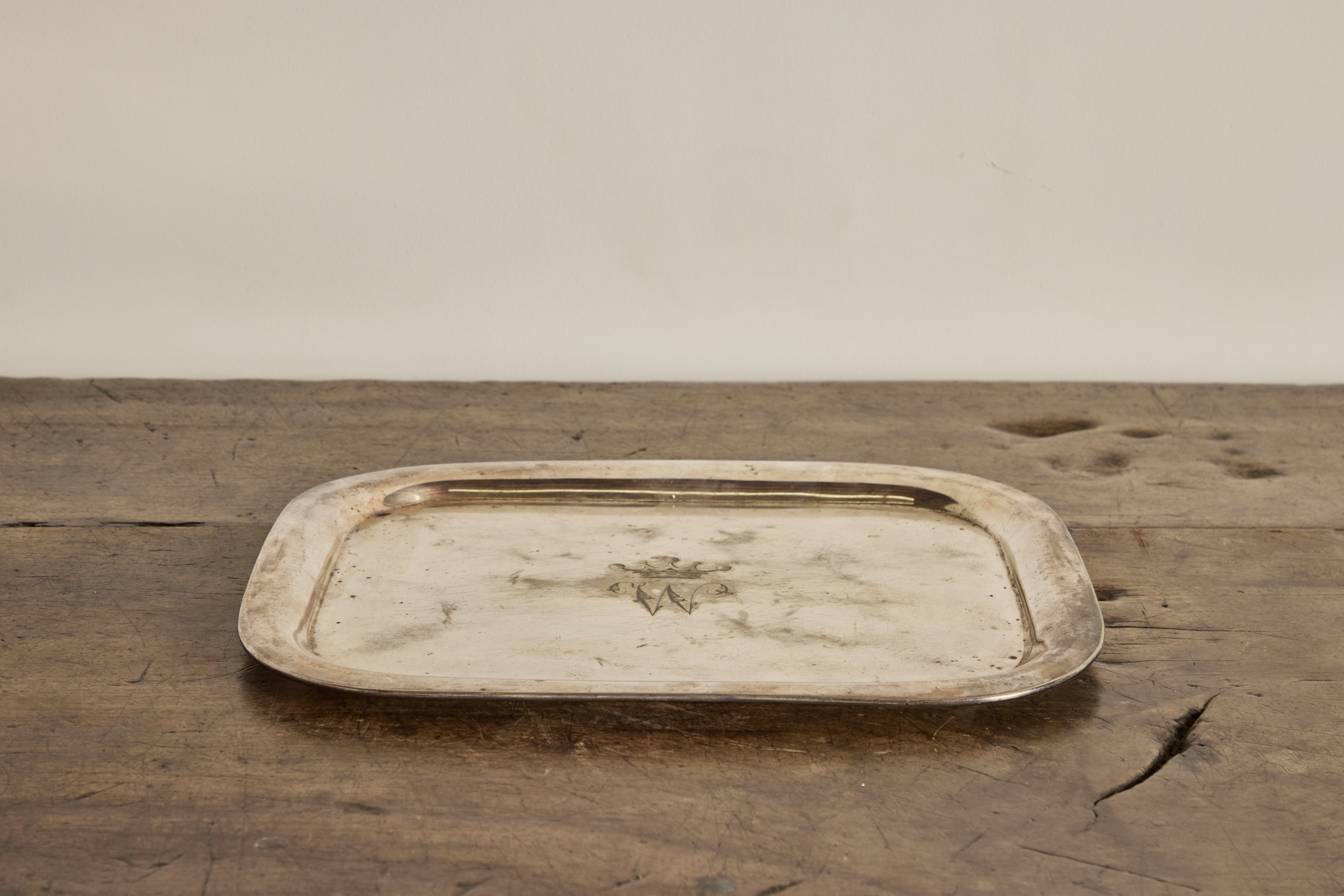 French Silver Plated Tray