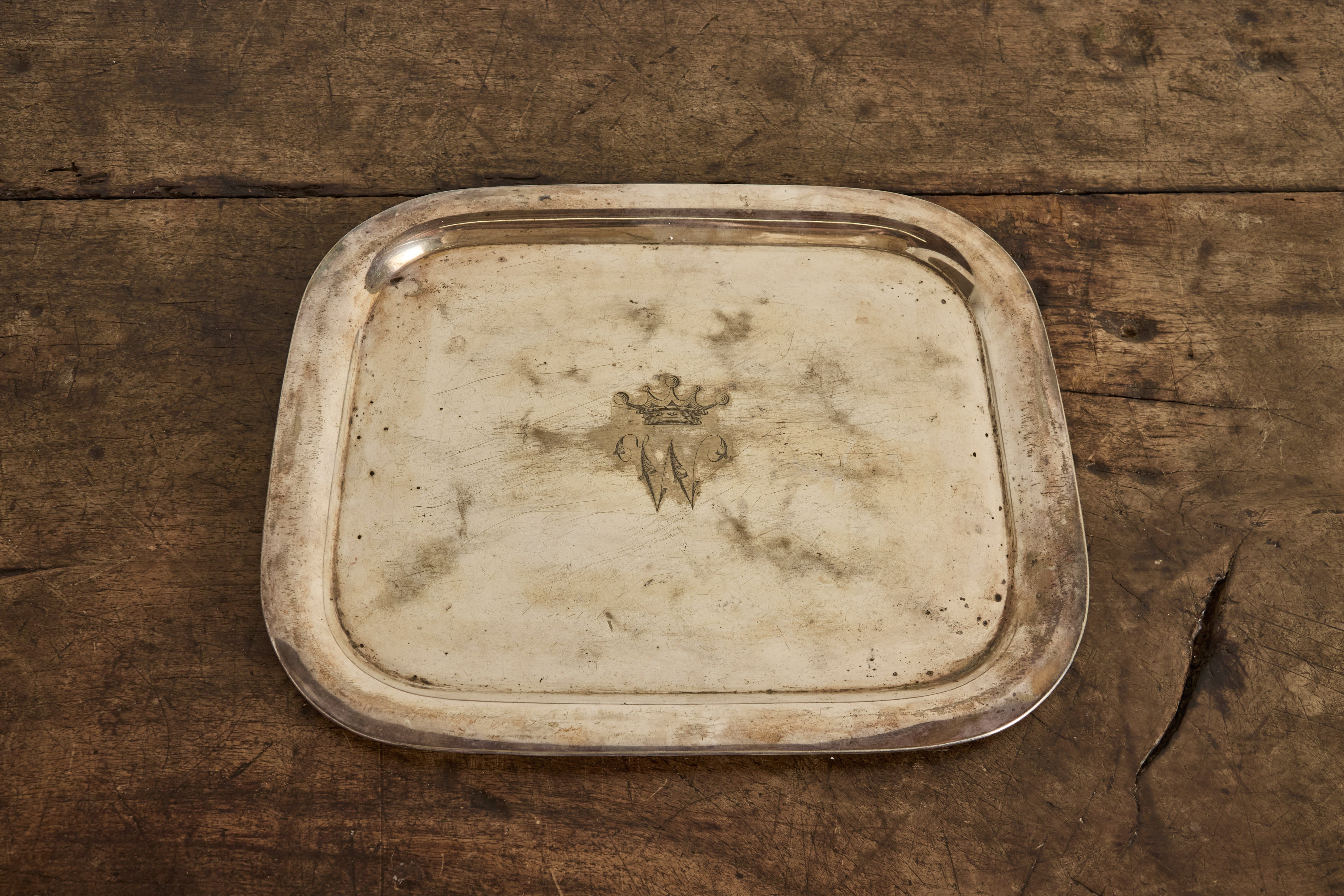 French Silver Plated Tray