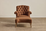 Shown in Holland & Sherry Melange Wool Flannel in Paprika and Natural Oak