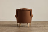 Shown in Holland & Sherry Melange Wool Flannel in Paprika and Natural Oak