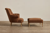 Shown in Holland & Sherry Melange Wool Flannel in Paprika and Natural Oak
