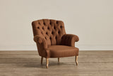 Shown in Holland & Sherry Melange Wool Flannel in Paprika and Natural Oak
