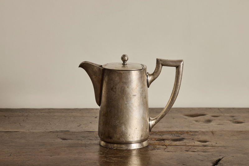 Large Hotel Silver Teapot