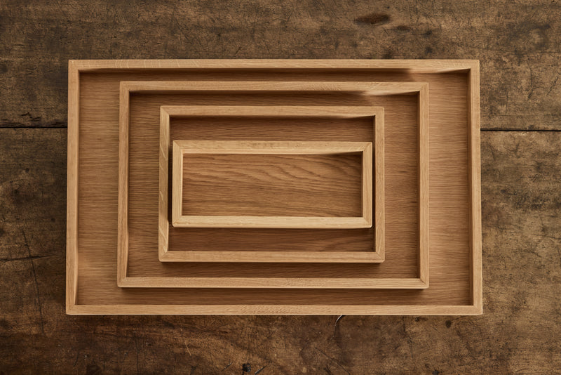 Rectangular Tray, Natural Oak