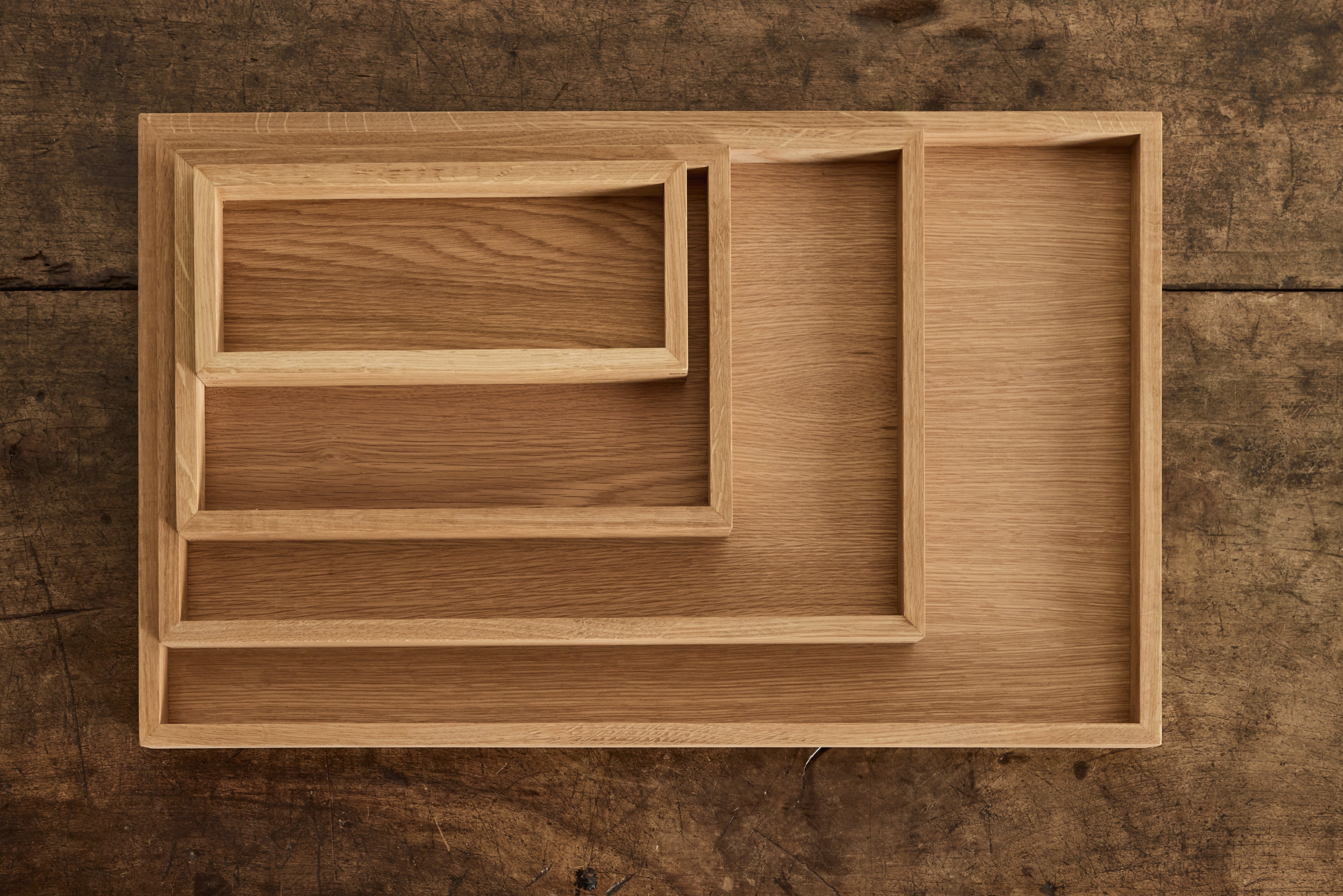 Rectangular Tray, Natural Oak