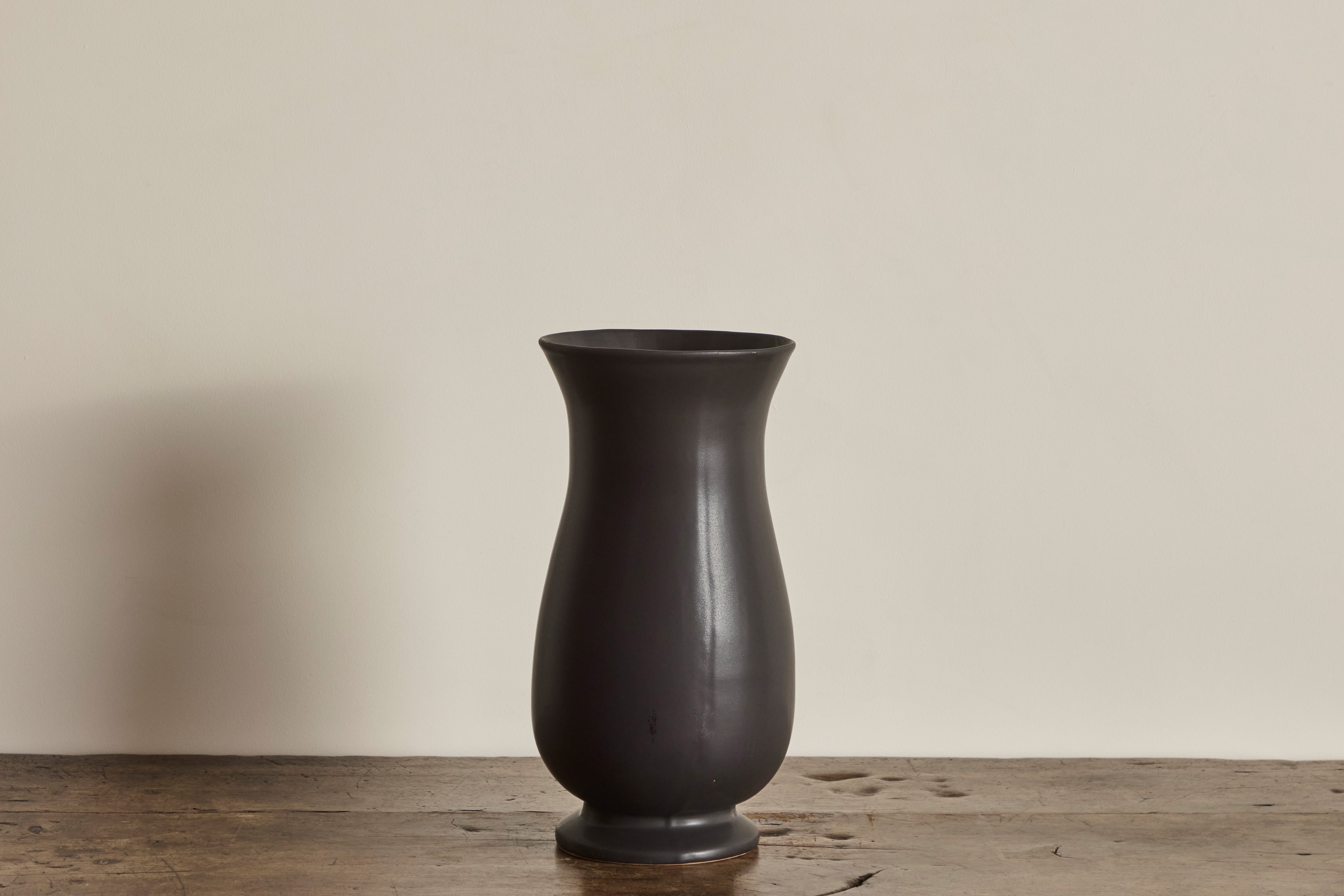 Large Black Deco Vase
